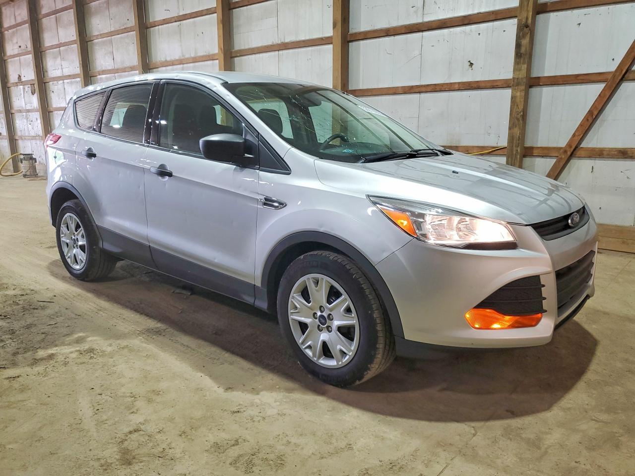 2016 Ford Escape S Silver vin: 1FMCU0F74GUA37010