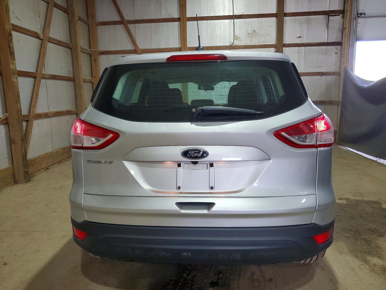 2016 Ford Escape S Silver vin: 1FMCU0F74GUA37010