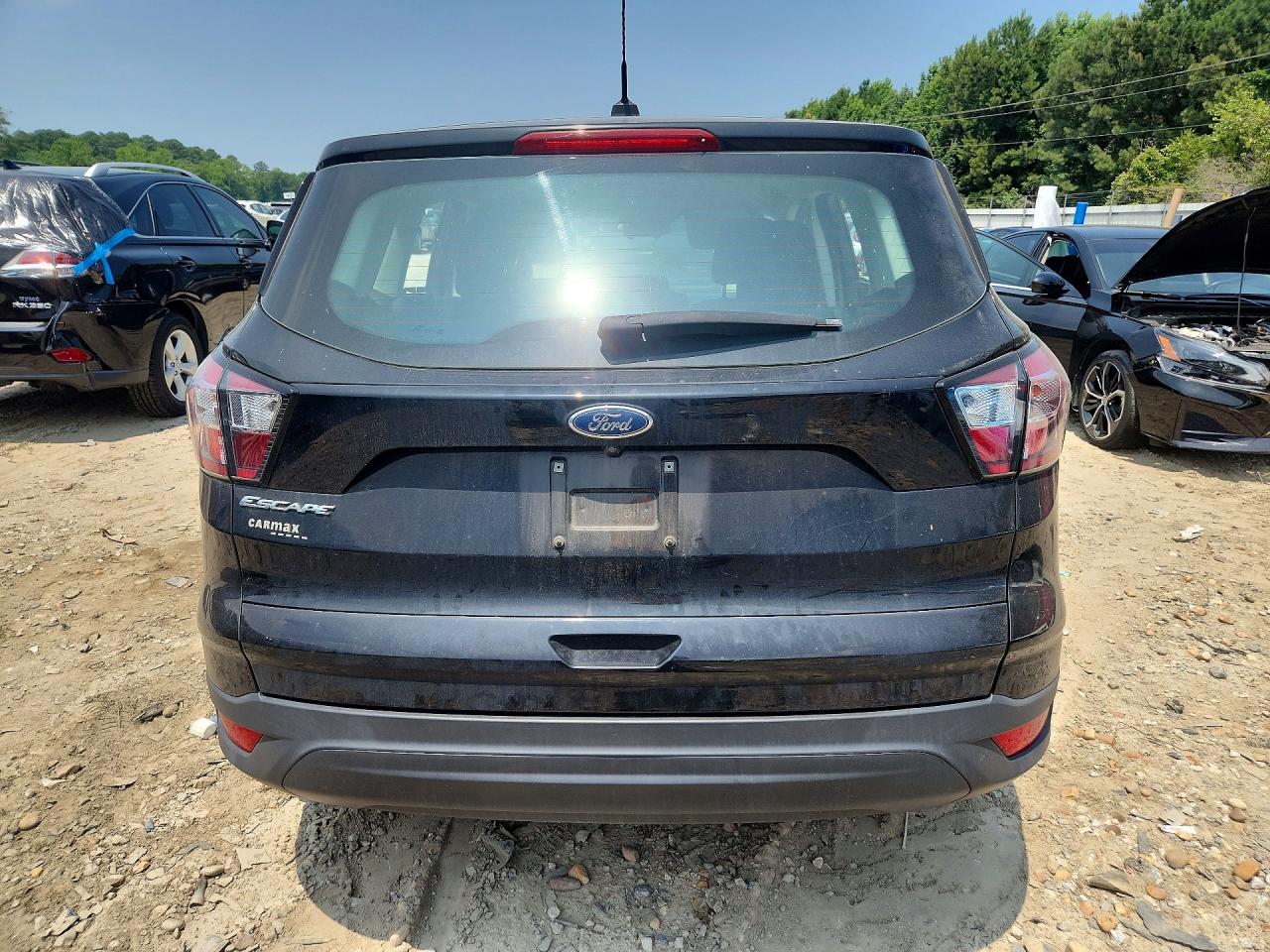2017 Ford Escape S Black vin: 1FMCU0F74HUD64542
