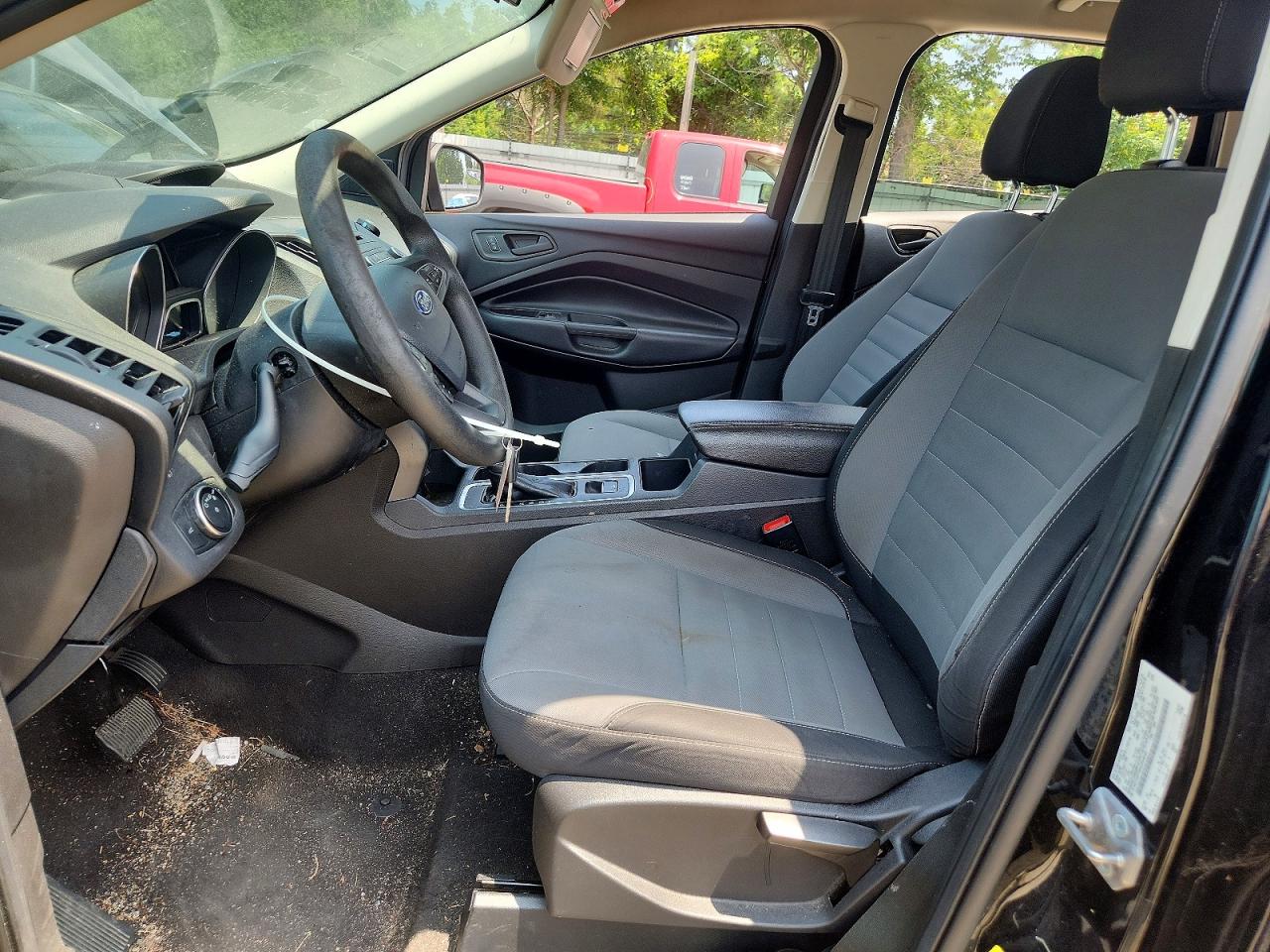 2017 Ford Escape S Black vin: 1FMCU0F74HUD64542