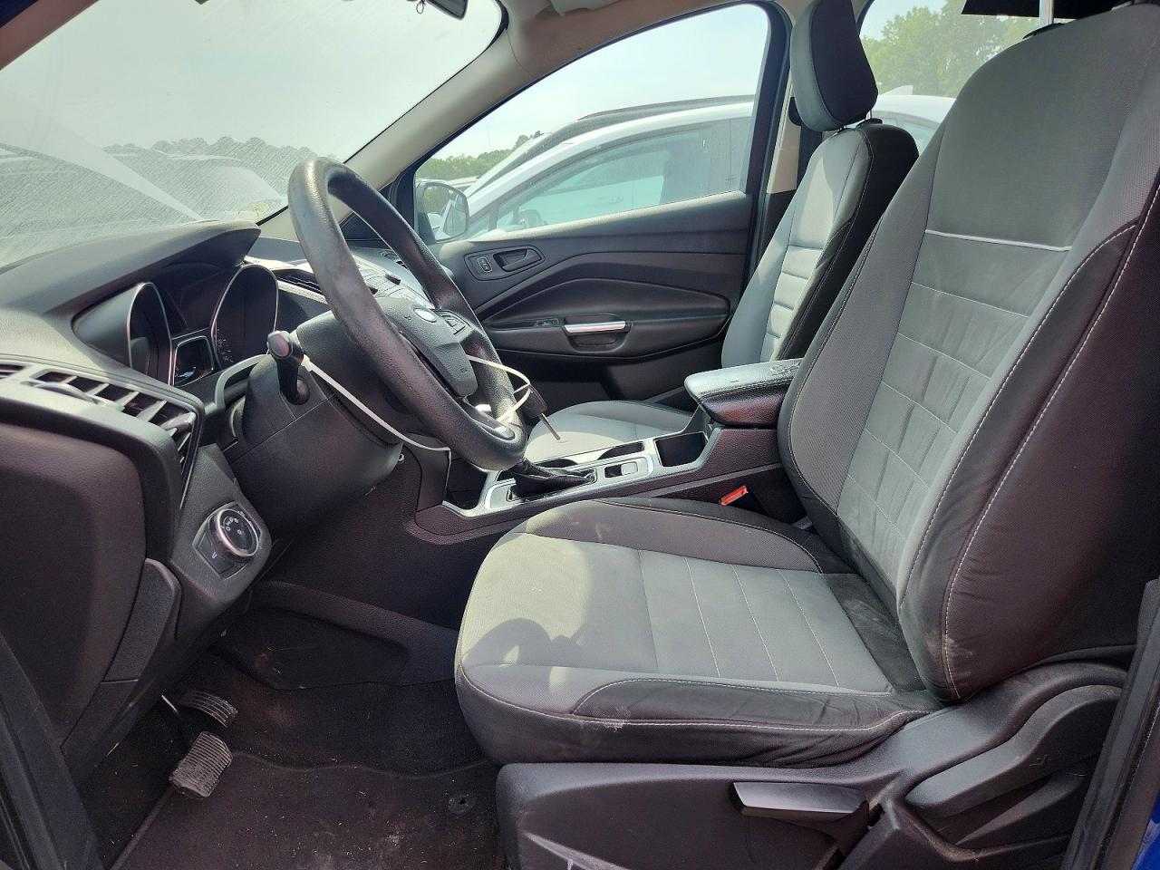 2018 Ford Escape S Blue vin: 1FMCU0F74JUA61251