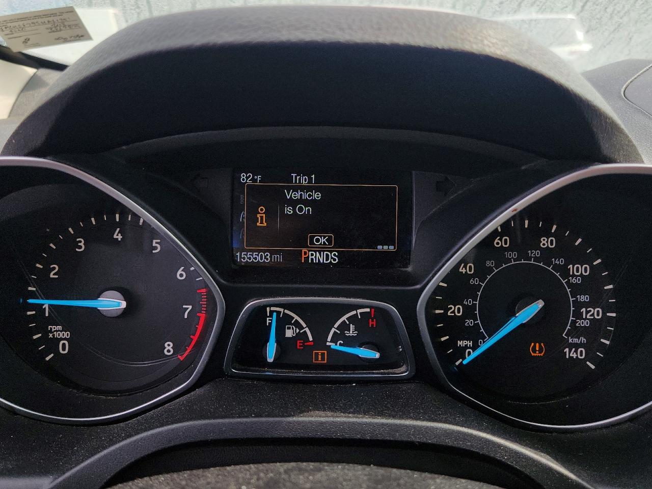 2018 Ford Escape S Blue vin: 1FMCU0F74JUA61251