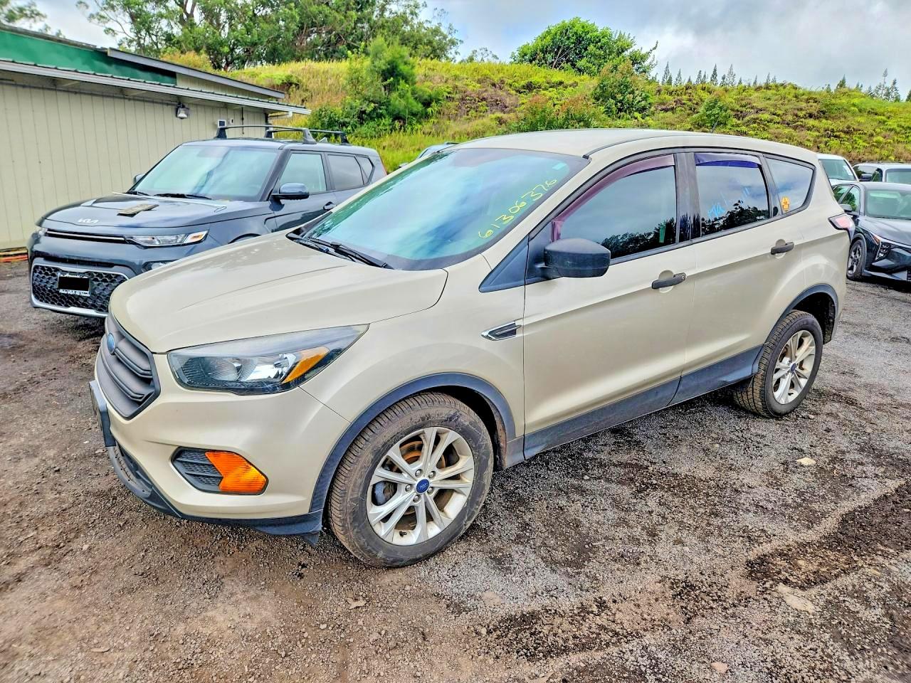 2018 Ford Escape S Gold vin: 1FMCU0F74JUB14644