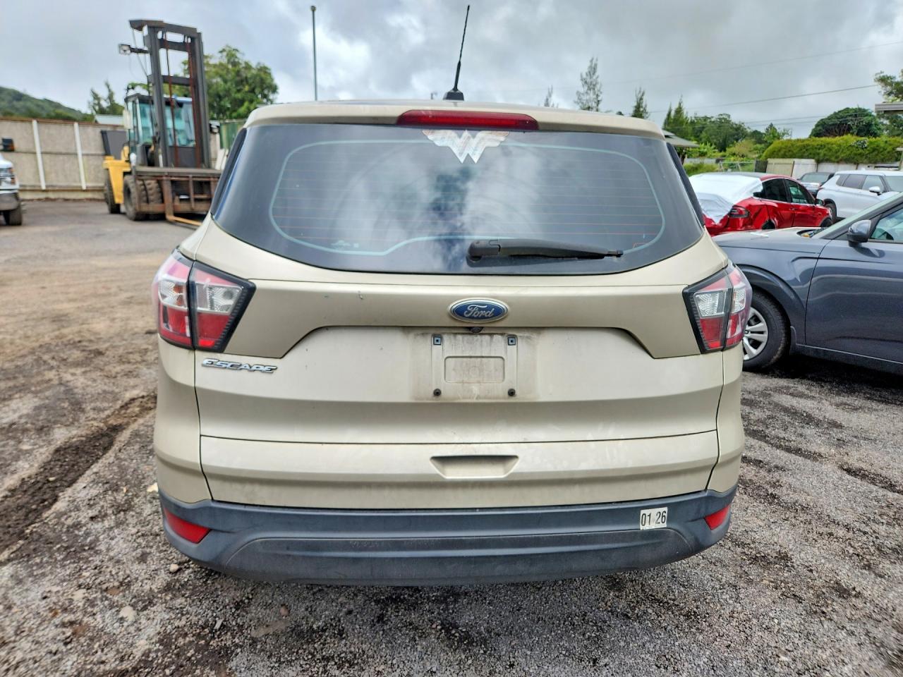 2018 Ford Escape S Gold vin: 1FMCU0F74JUB14644