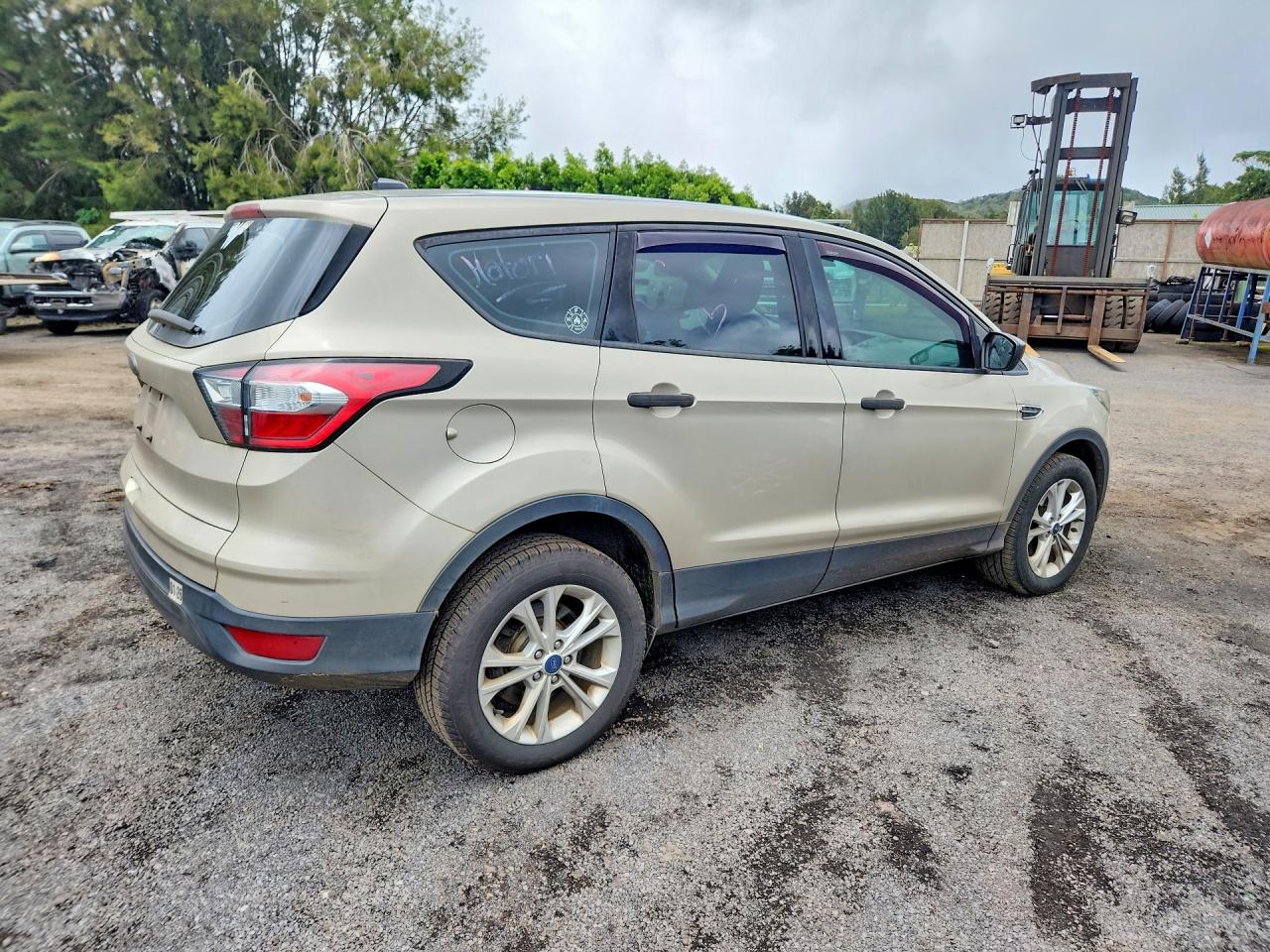 2018 Ford Escape S Gold vin: 1FMCU0F74JUB14644