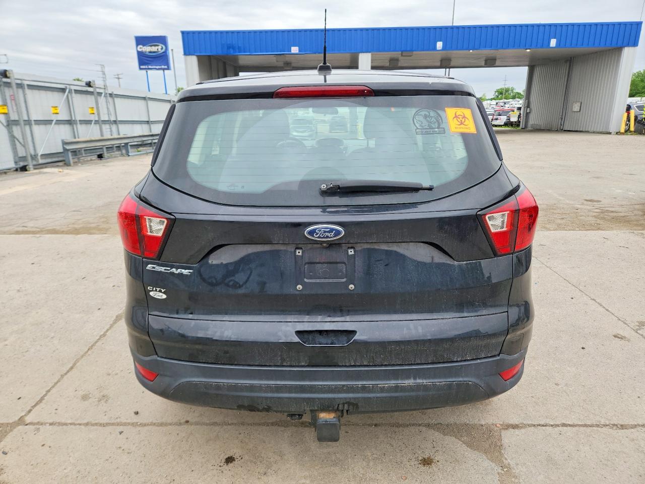2019 Ford Escape S Black vin: 1FMCU0F74KUA78763