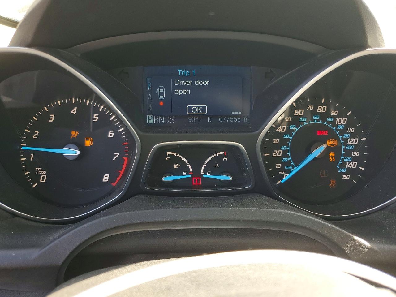2013 Ford Escape S Gray vin: 1FMCU0F75DUA34242