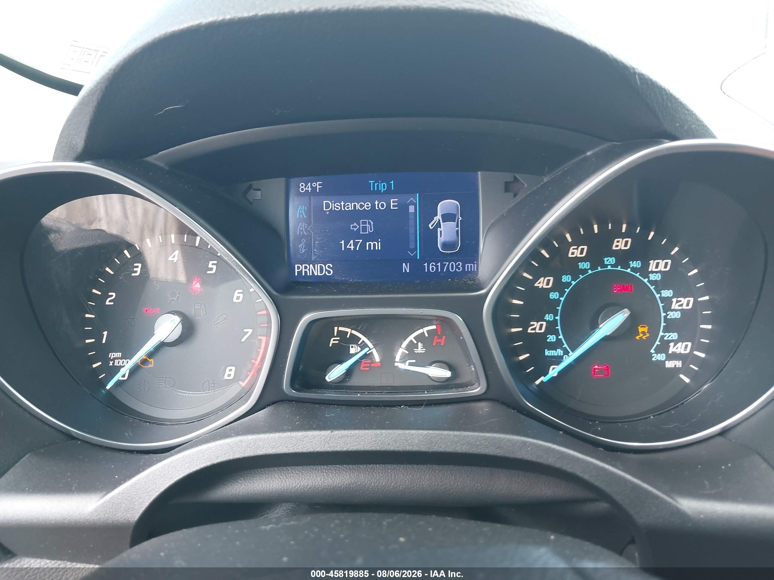 2013 Ford Escape S White vin: 1FMCU0F75DUA45080