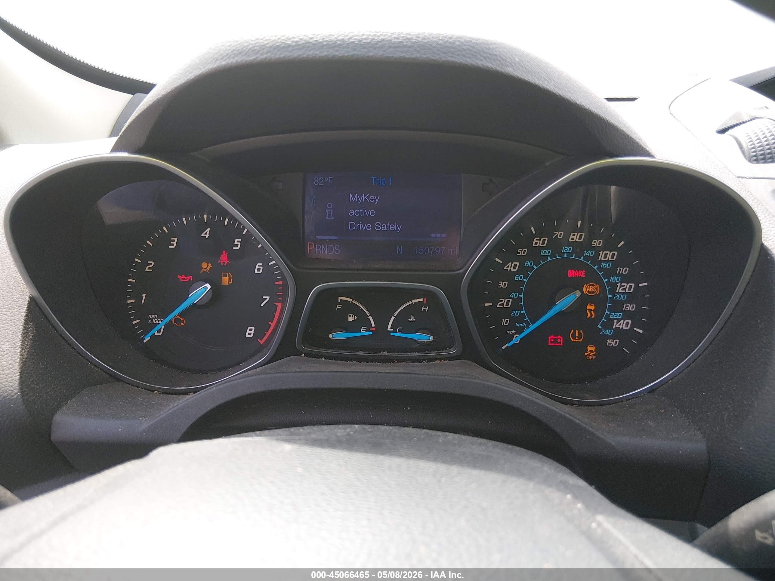 2013 Ford Escape S Gray vin: 1FMCU0F75DUB15158