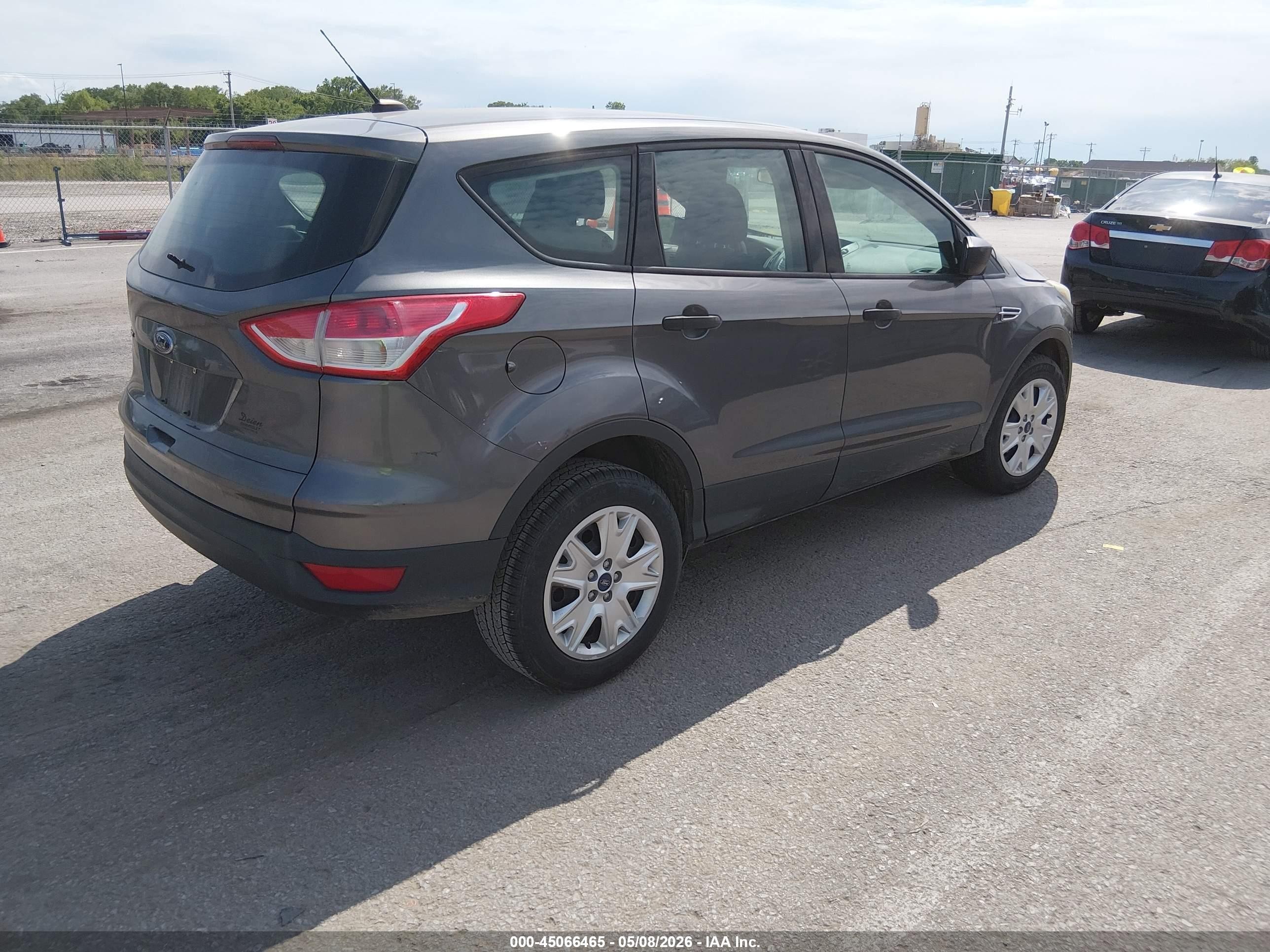 2013 Ford Escape S Gray vin: 1FMCU0F75DUB15158