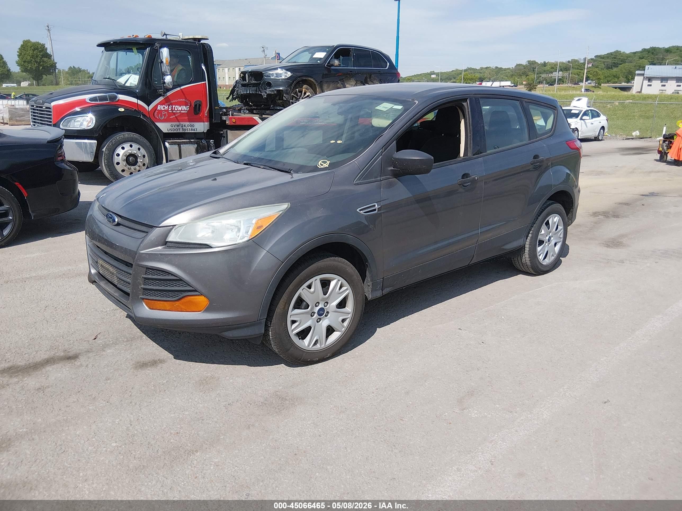 2013 Ford Escape S Gray vin: 1FMCU0F75DUB15158