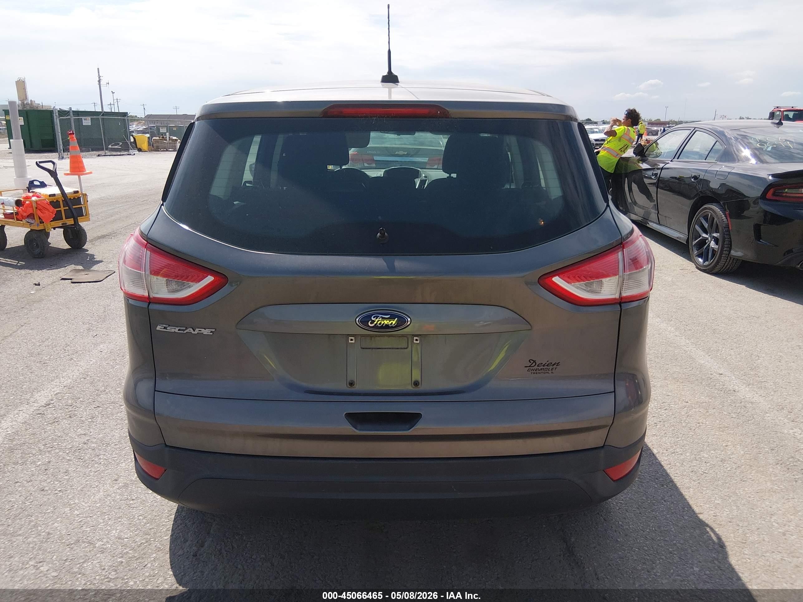 2013 Ford Escape S Gray vin: 1FMCU0F75DUB15158