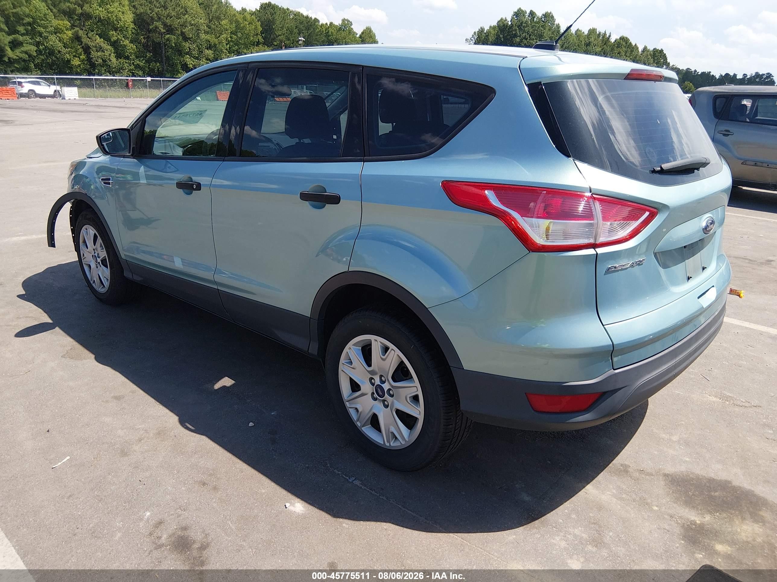 2013 Ford Escape S Blue vin: 1FMCU0F75DUB44188