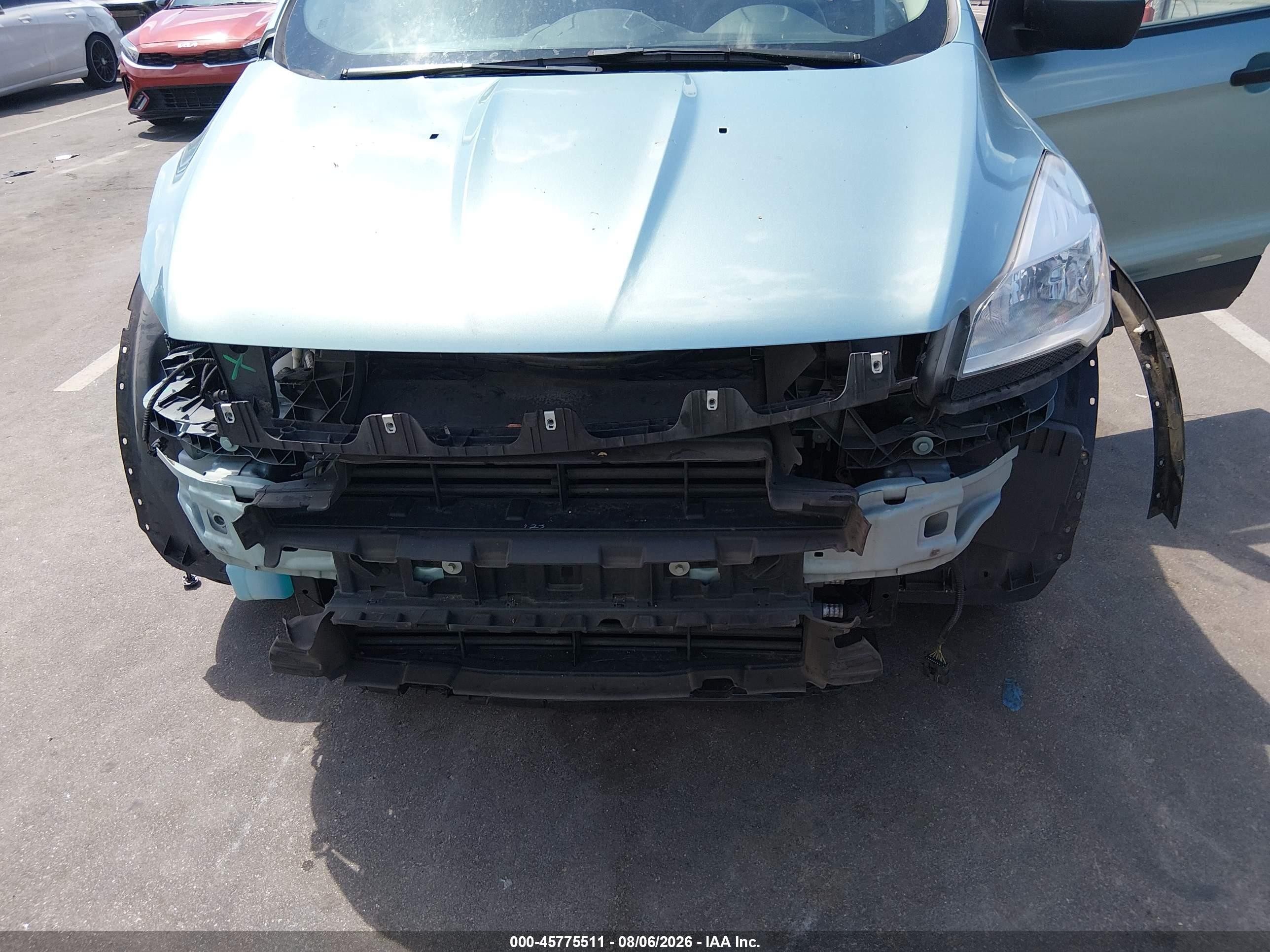 2013 Ford Escape S Blue vin: 1FMCU0F75DUB44188
