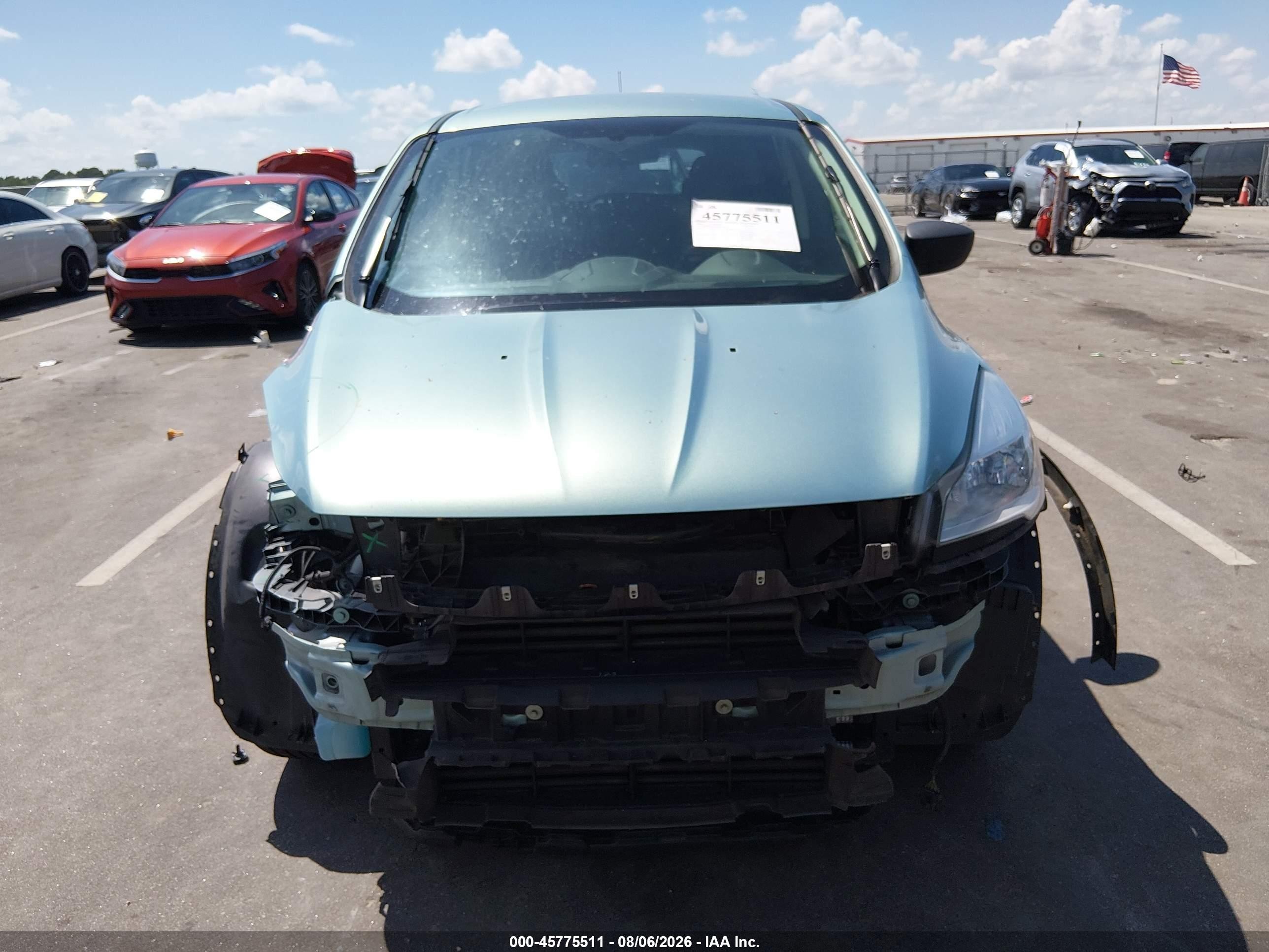 2013 Ford Escape S Blue vin: 1FMCU0F75DUB44188