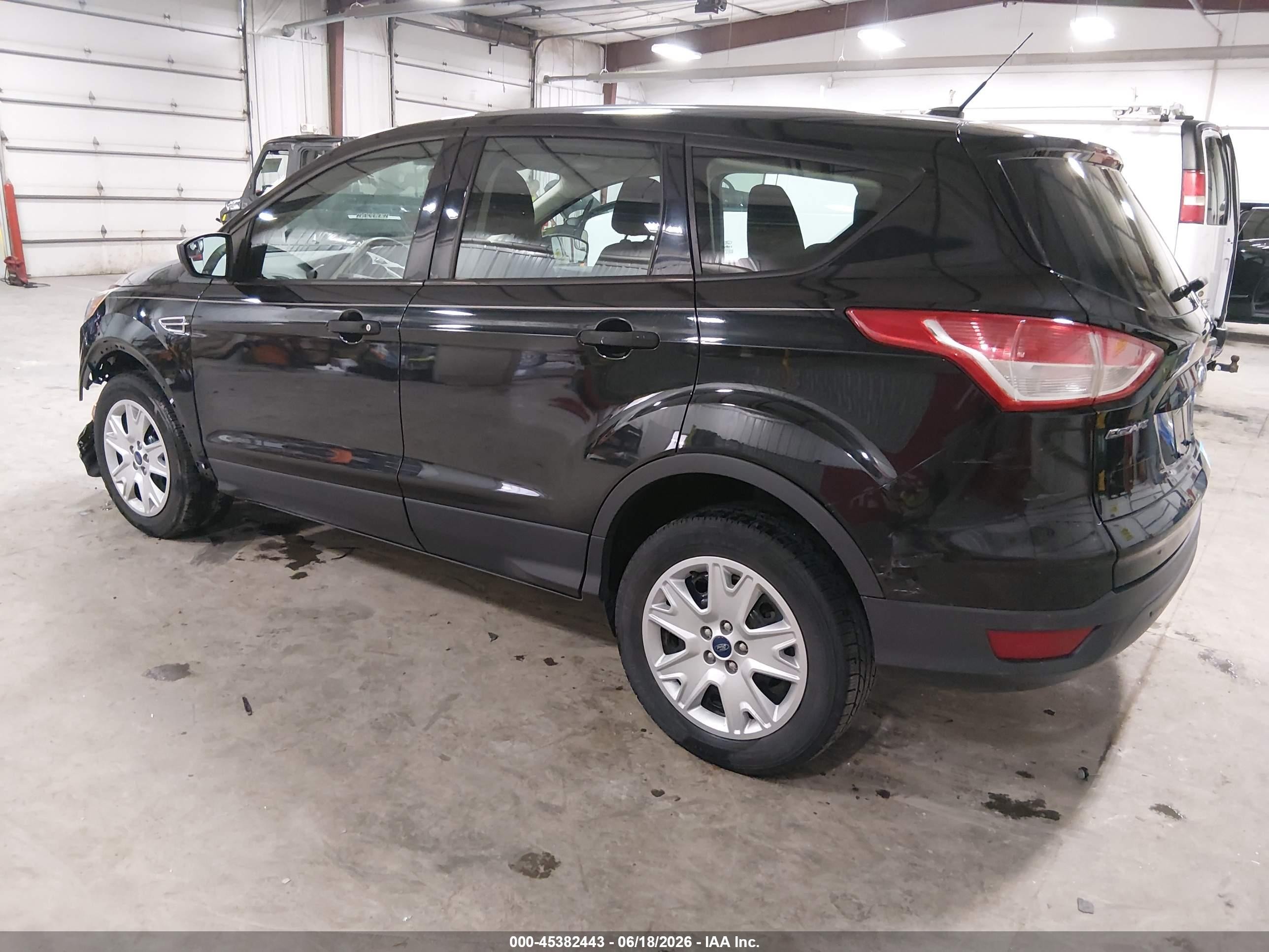 2013 Ford Escape S Black vin: 1FMCU0F75DUB52128
