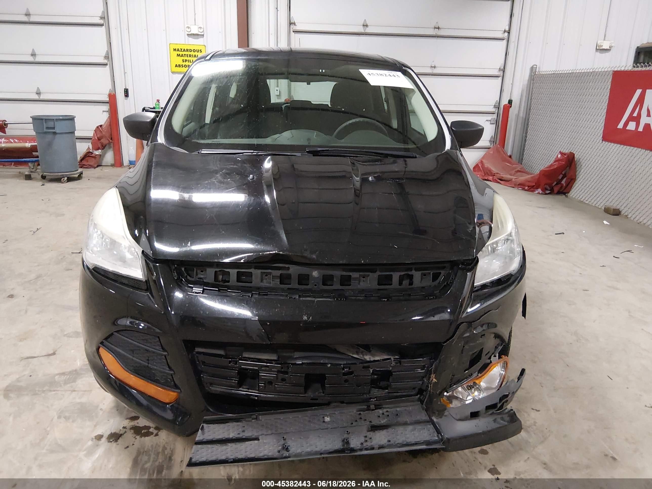 2013 Ford Escape S Black vin: 1FMCU0F75DUB52128