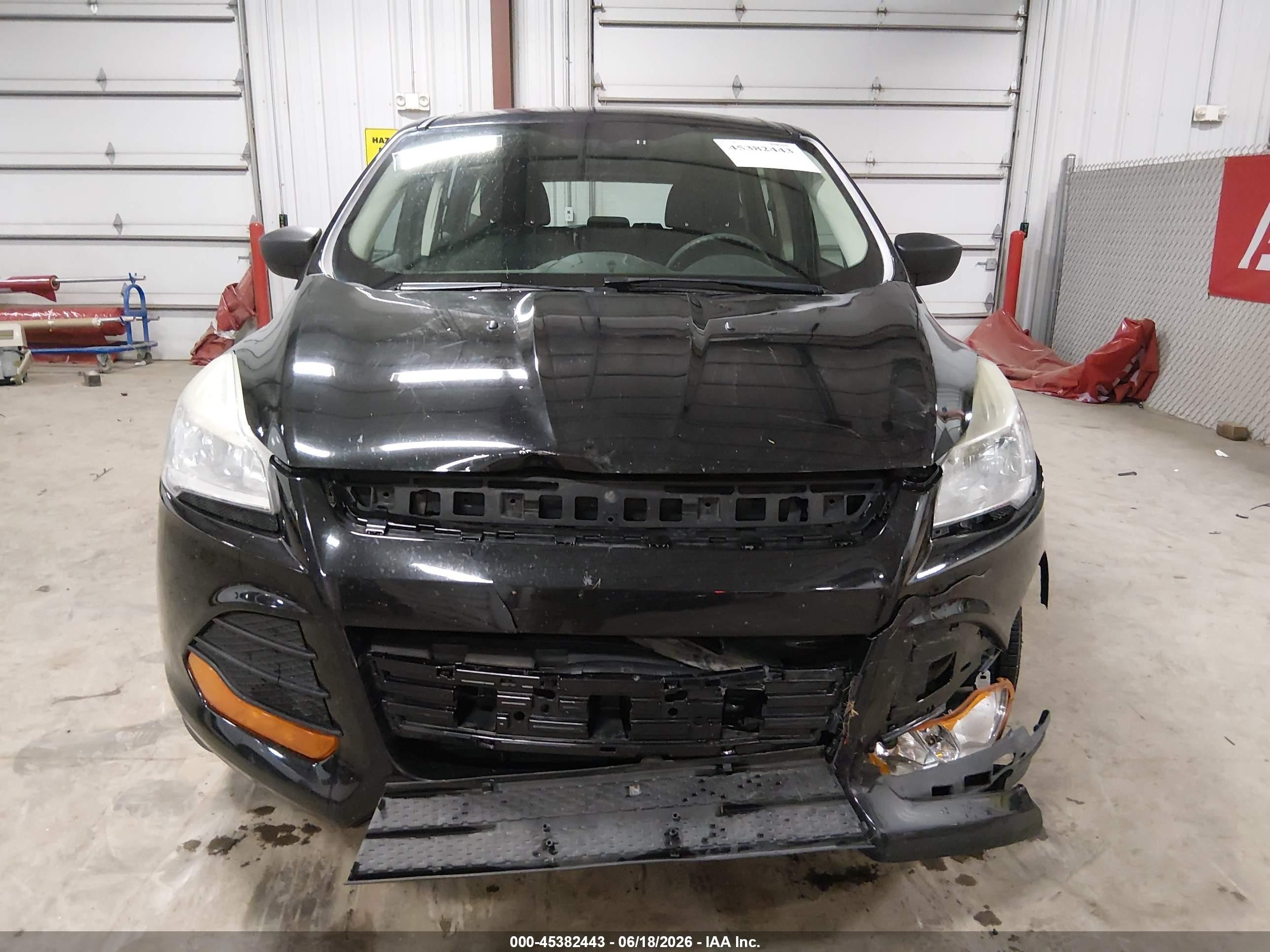2013 Ford Escape S Black vin: 1FMCU0F75DUB52128