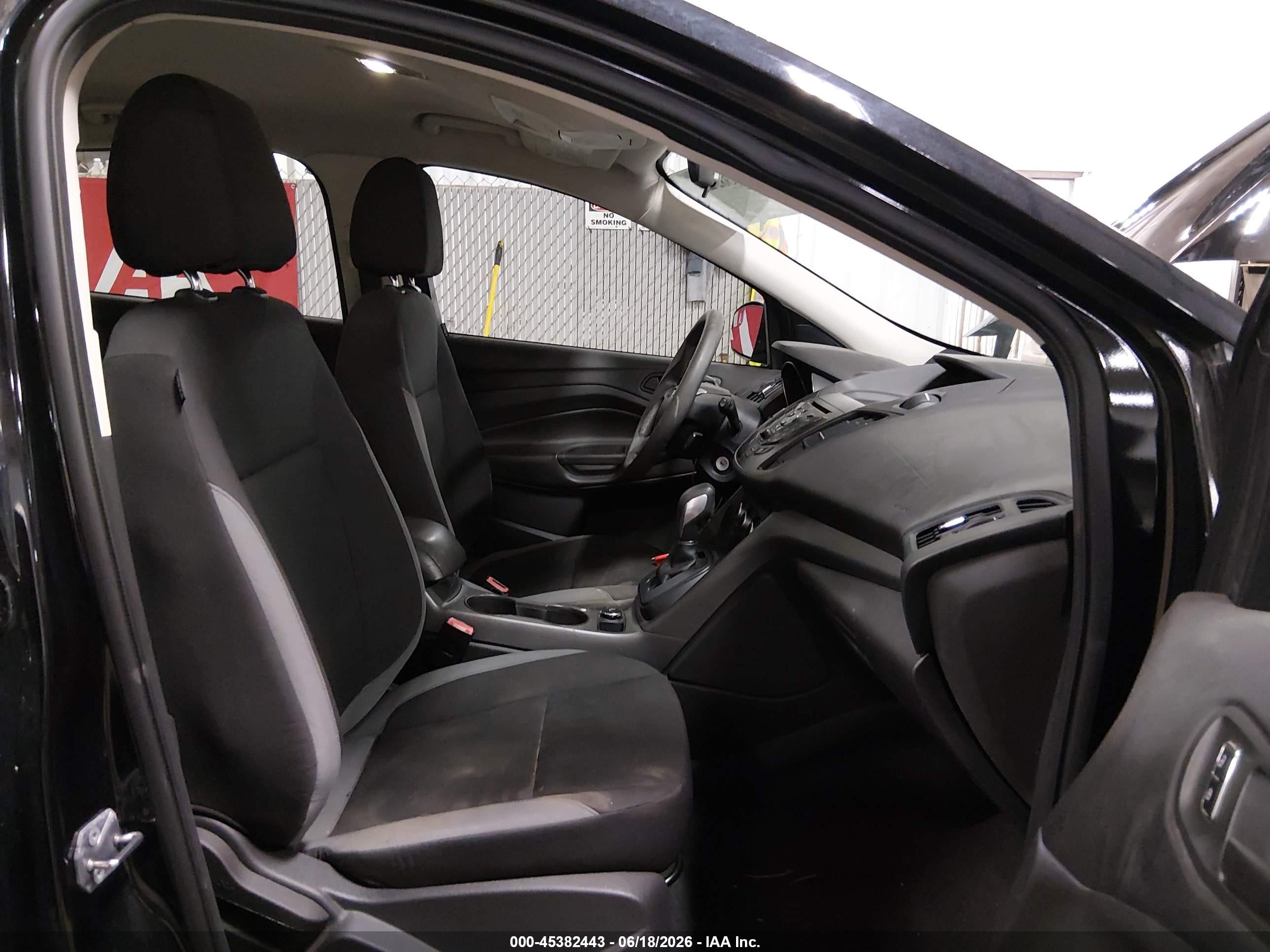 2013 Ford Escape S Black vin: 1FMCU0F75DUB52128