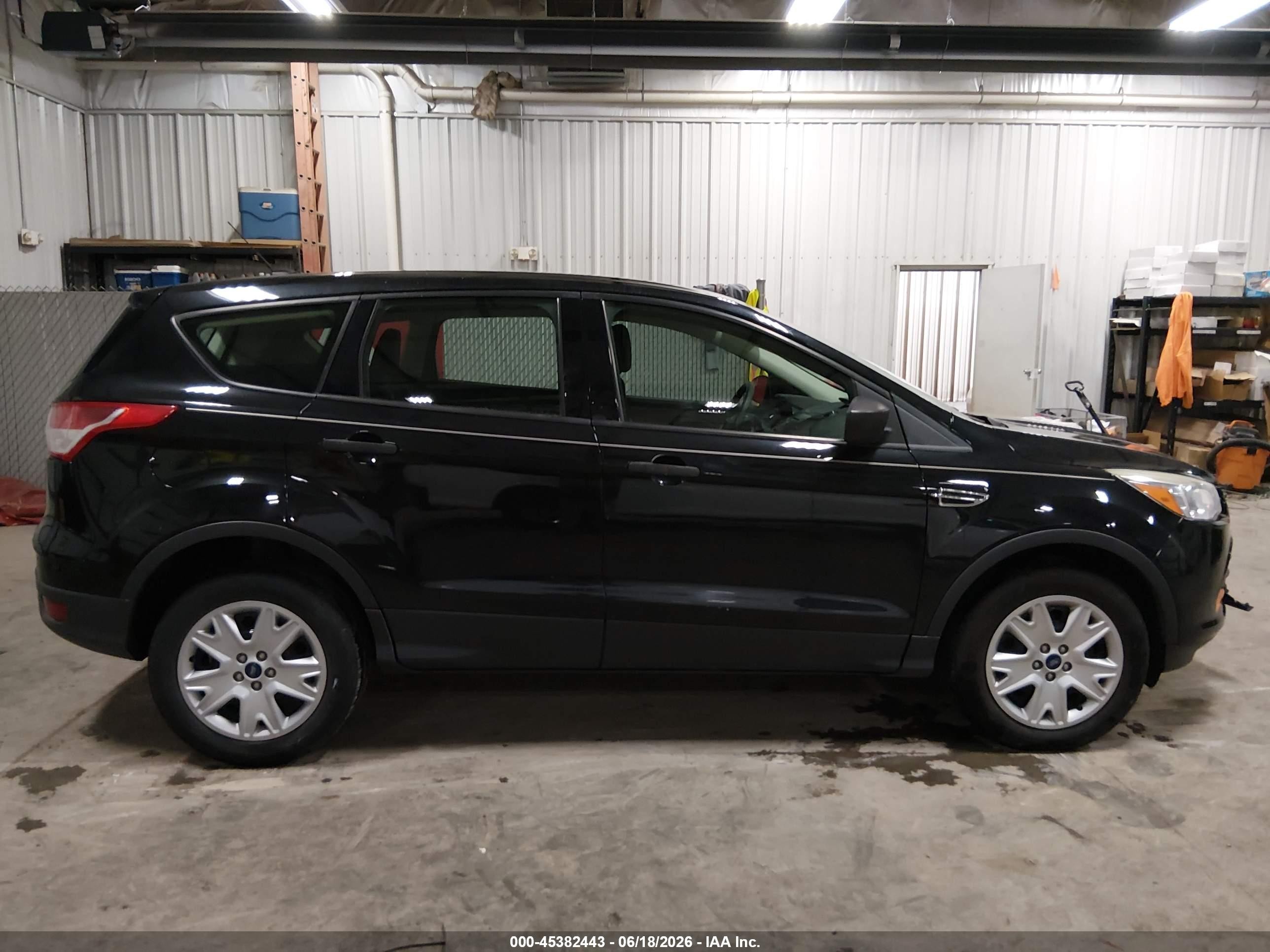 2013 Ford Escape S Black vin: 1FMCU0F75DUB52128