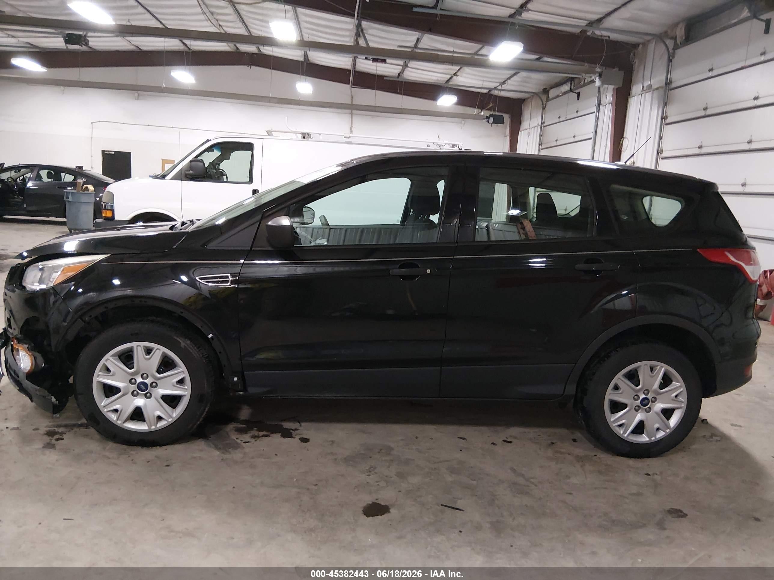 2013 Ford Escape S Black vin: 1FMCU0F75DUB52128