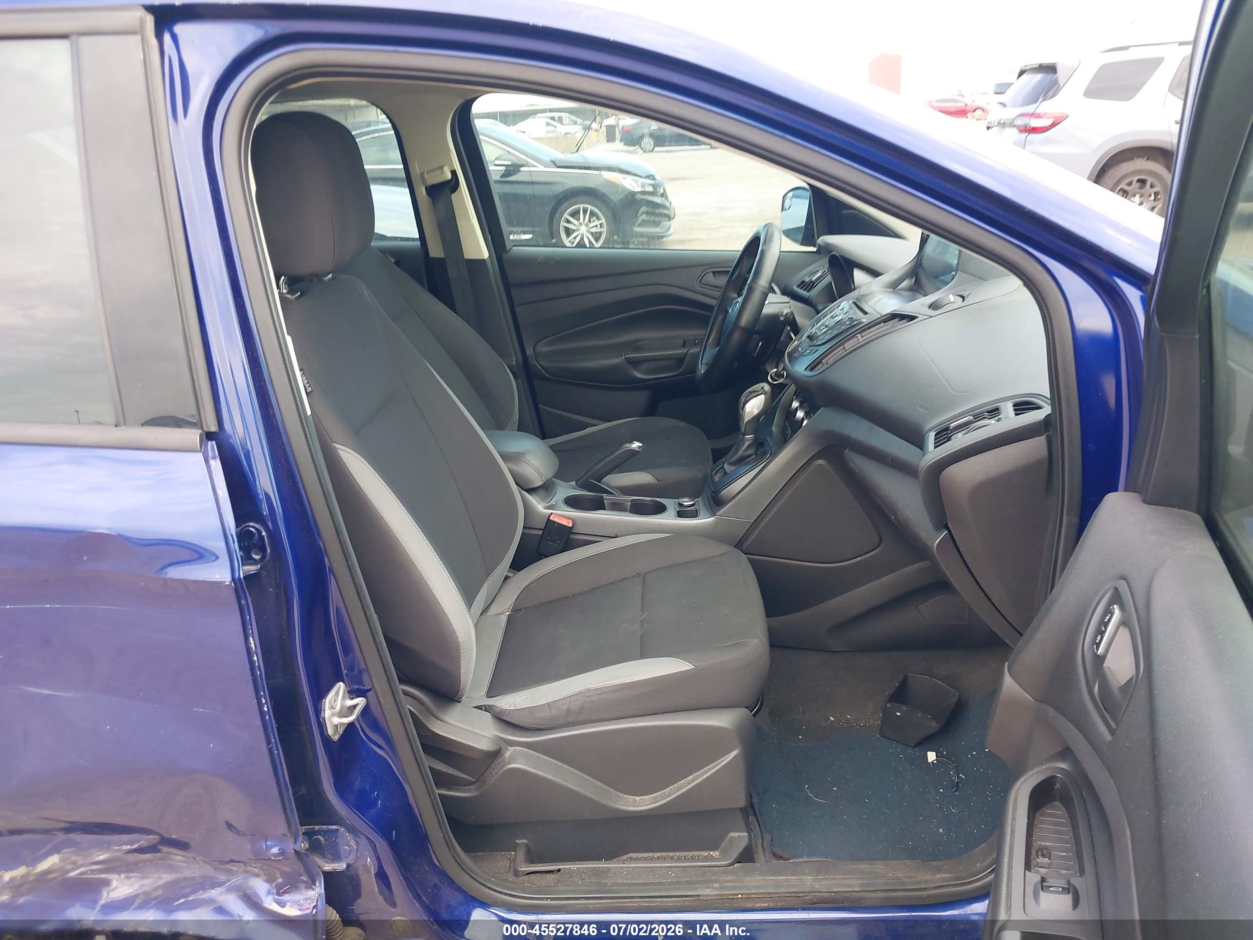 2013 Ford Escape S Blue vin: 1FMCU0F75DUD01637