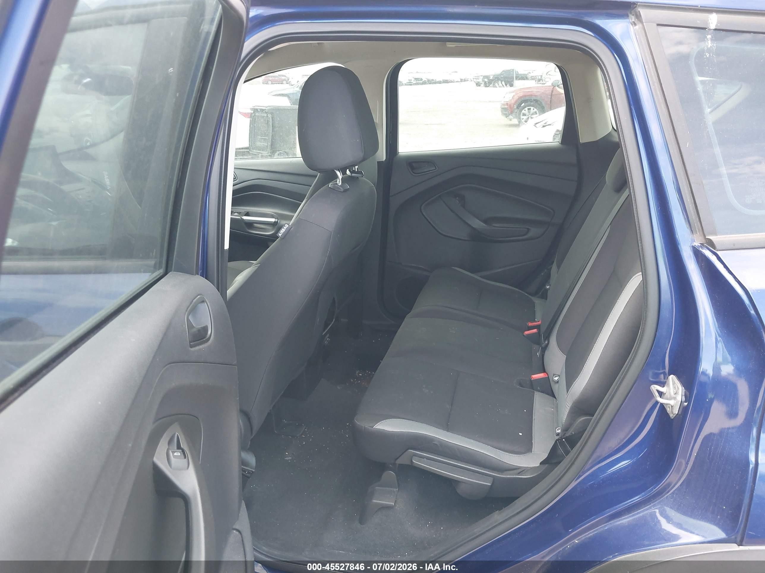 2013 Ford Escape S Blue vin: 1FMCU0F75DUD01637