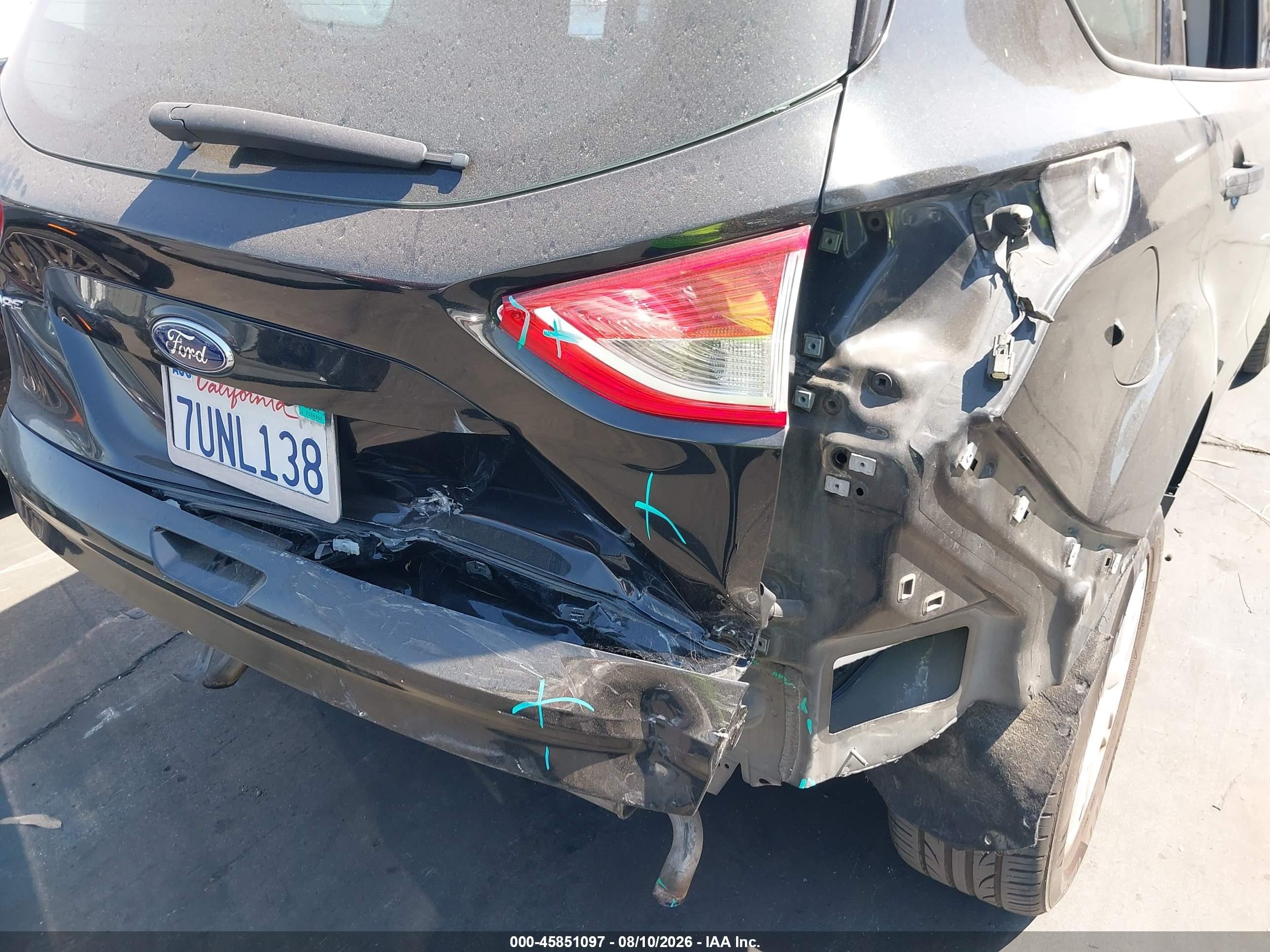 2013 Ford Escape S Black vin: 1FMCU0F75DUD76161