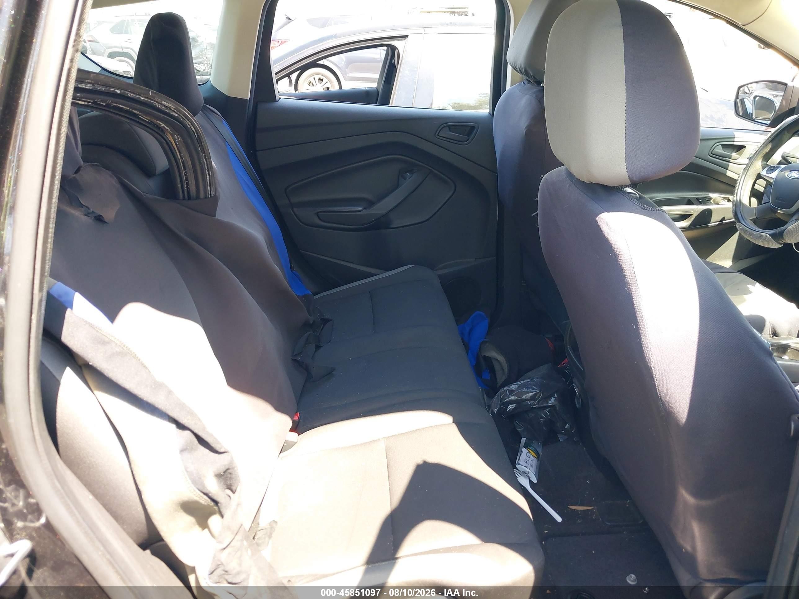 2013 Ford Escape S Black vin: 1FMCU0F75DUD76161
