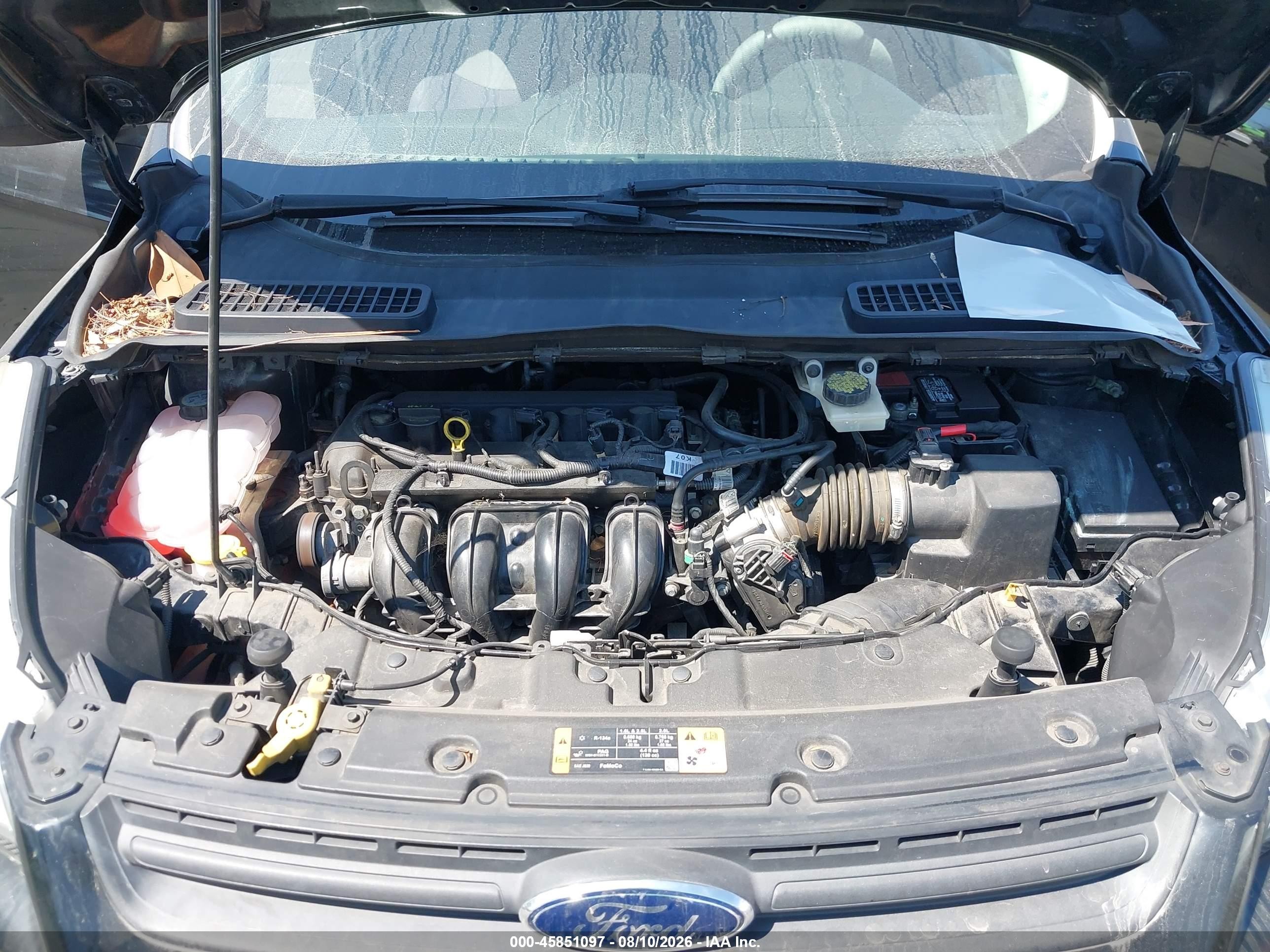 2013 Ford Escape S Black vin: 1FMCU0F75DUD76161
