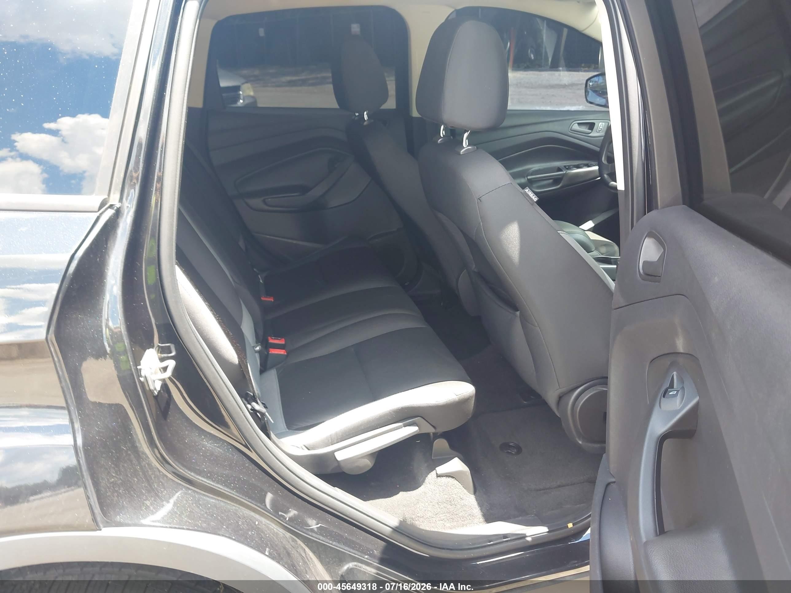 2013 Ford Escape S Black vin: 1FMCU0F75DUD94823