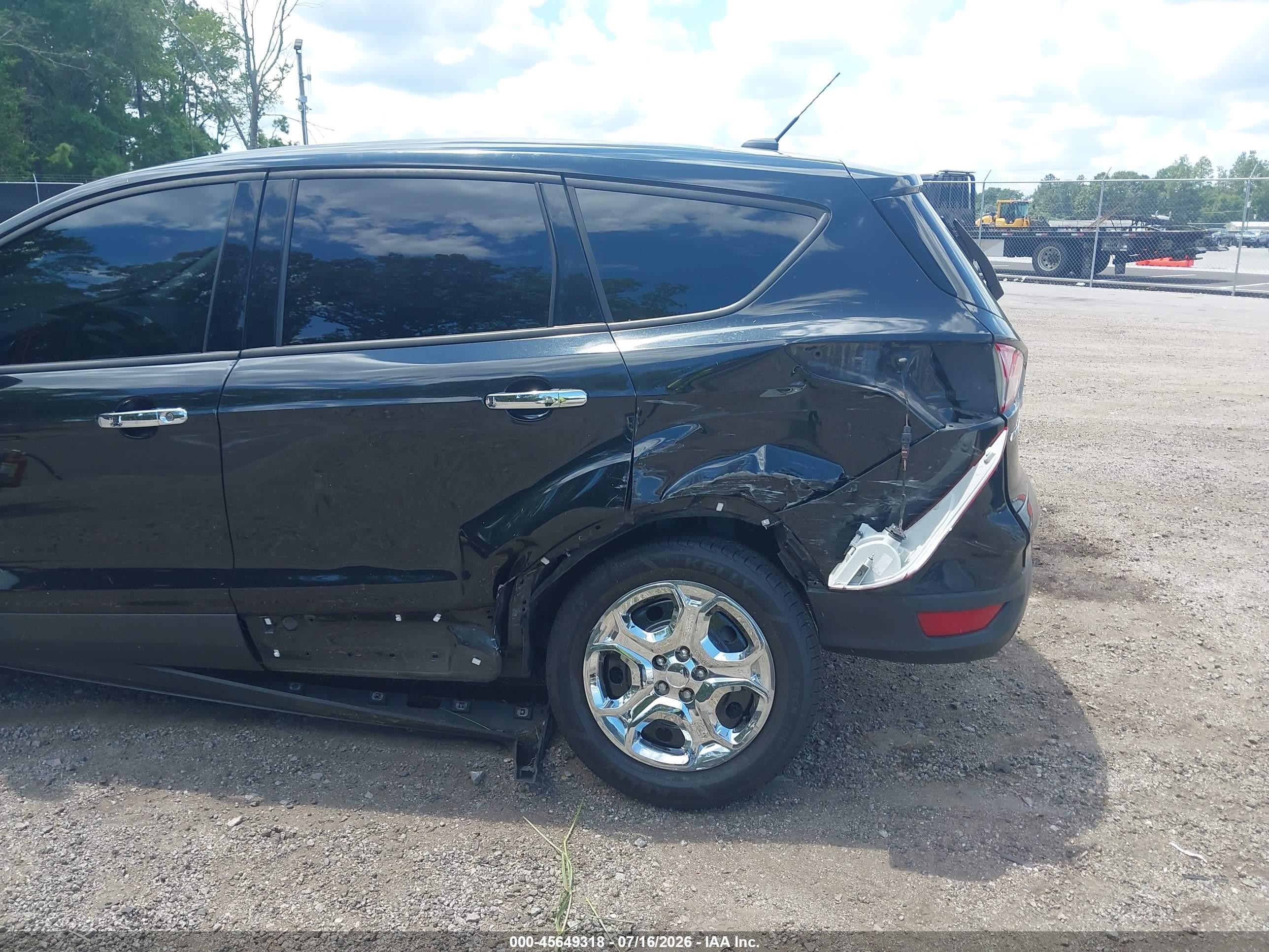 2013 Ford Escape S Black vin: 1FMCU0F75DUD94823