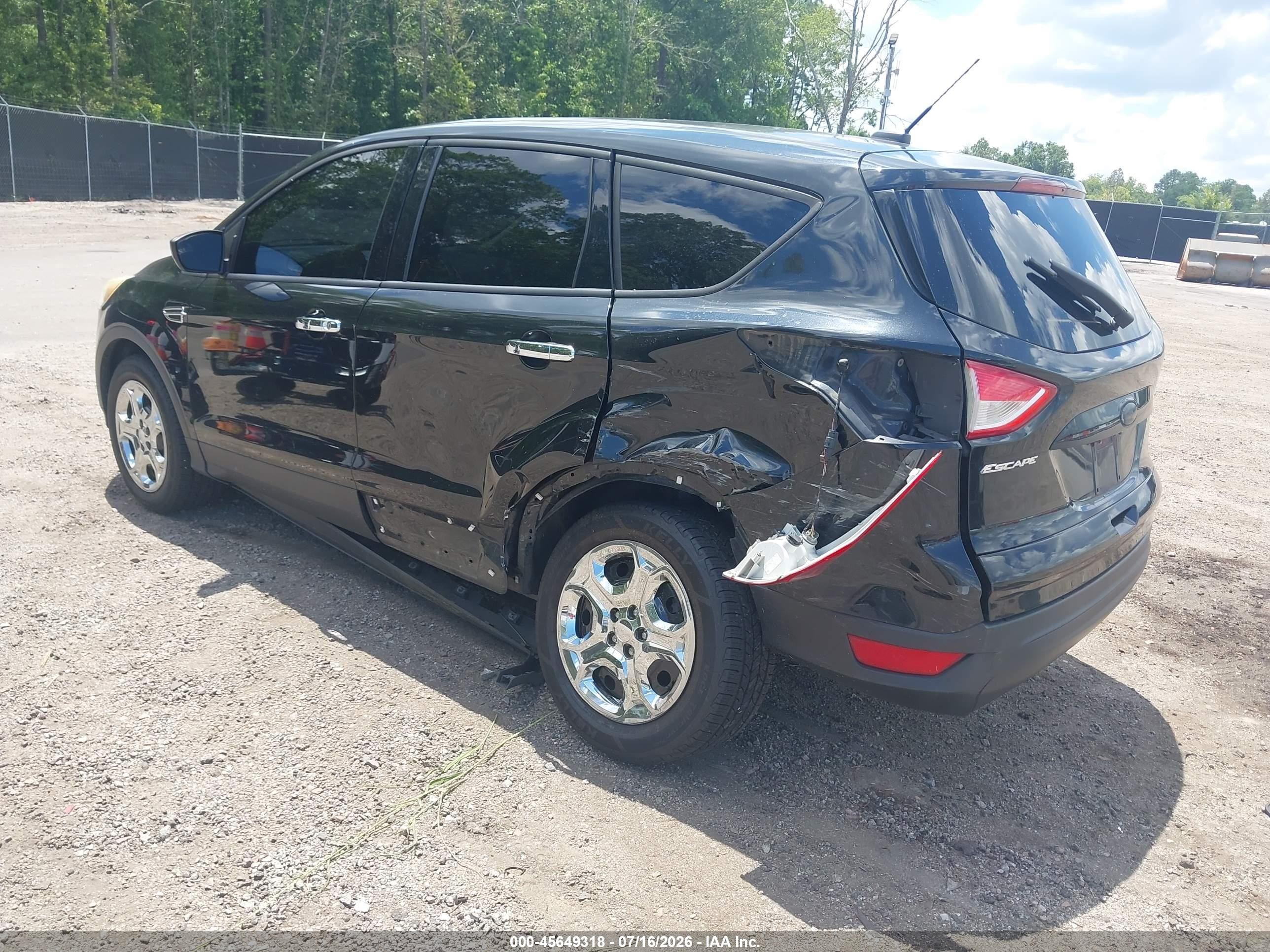 2013 Ford Escape S Black vin: 1FMCU0F75DUD94823