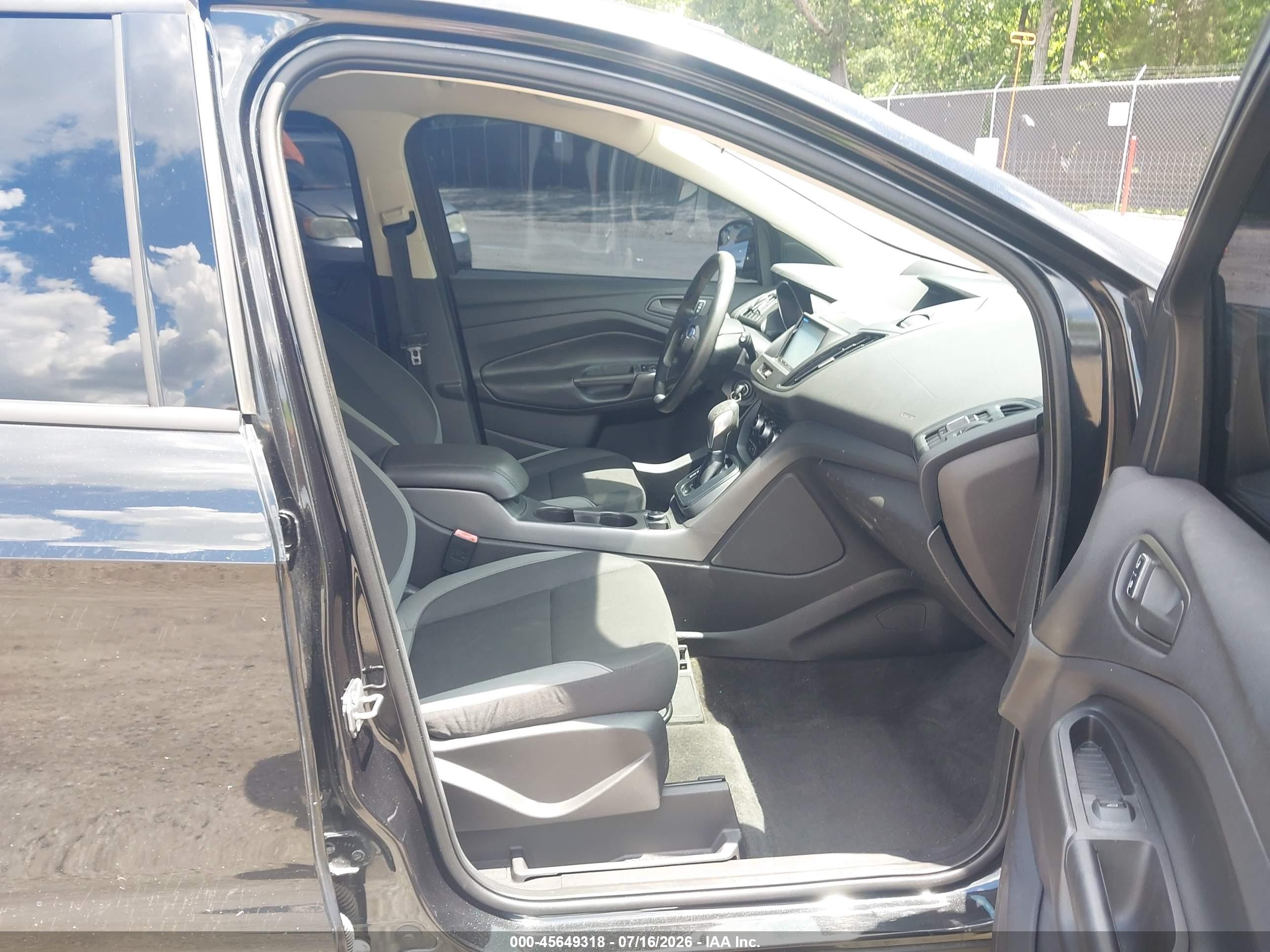 2013 Ford Escape S Black vin: 1FMCU0F75DUD94823