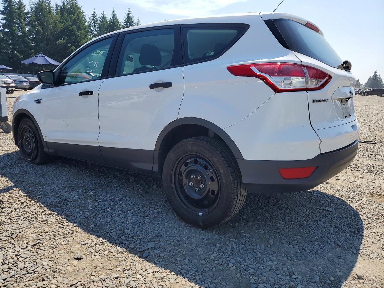 2014 Ford Escape S Белый vin: 1FMCU0F75EUB09362