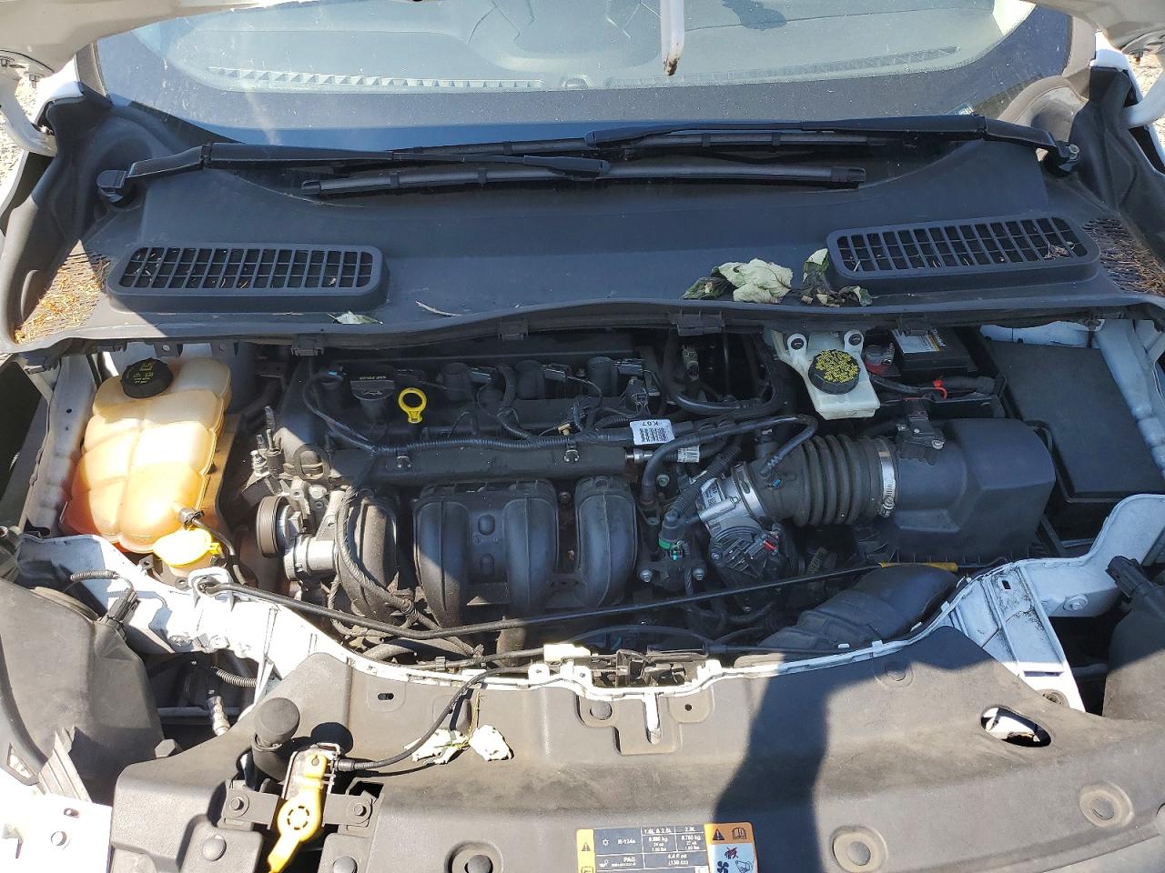 2014 Ford Escape S Белый vin: 1FMCU0F75EUB09362