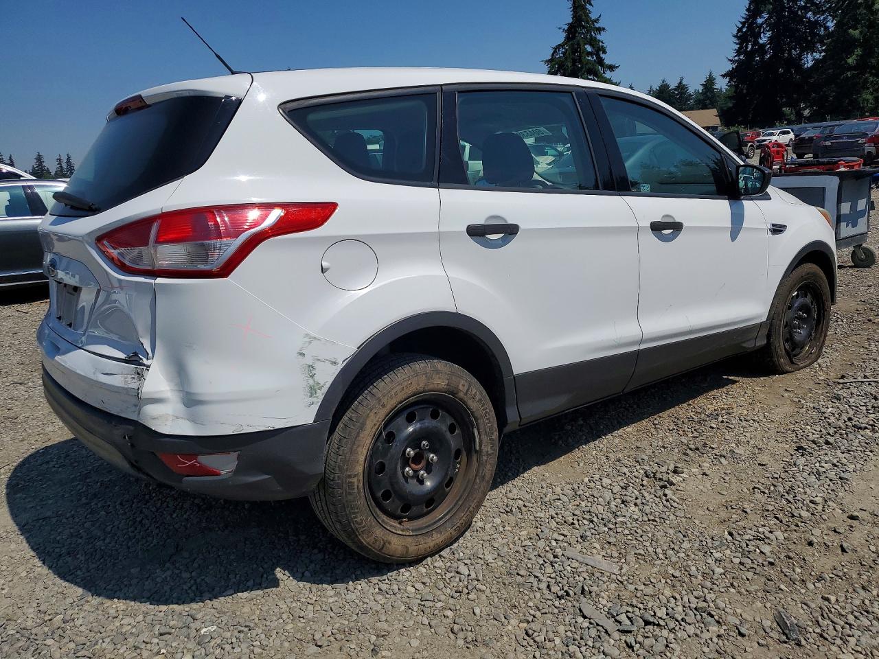 2014 Ford Escape S Белый vin: 1FMCU0F75EUB09362