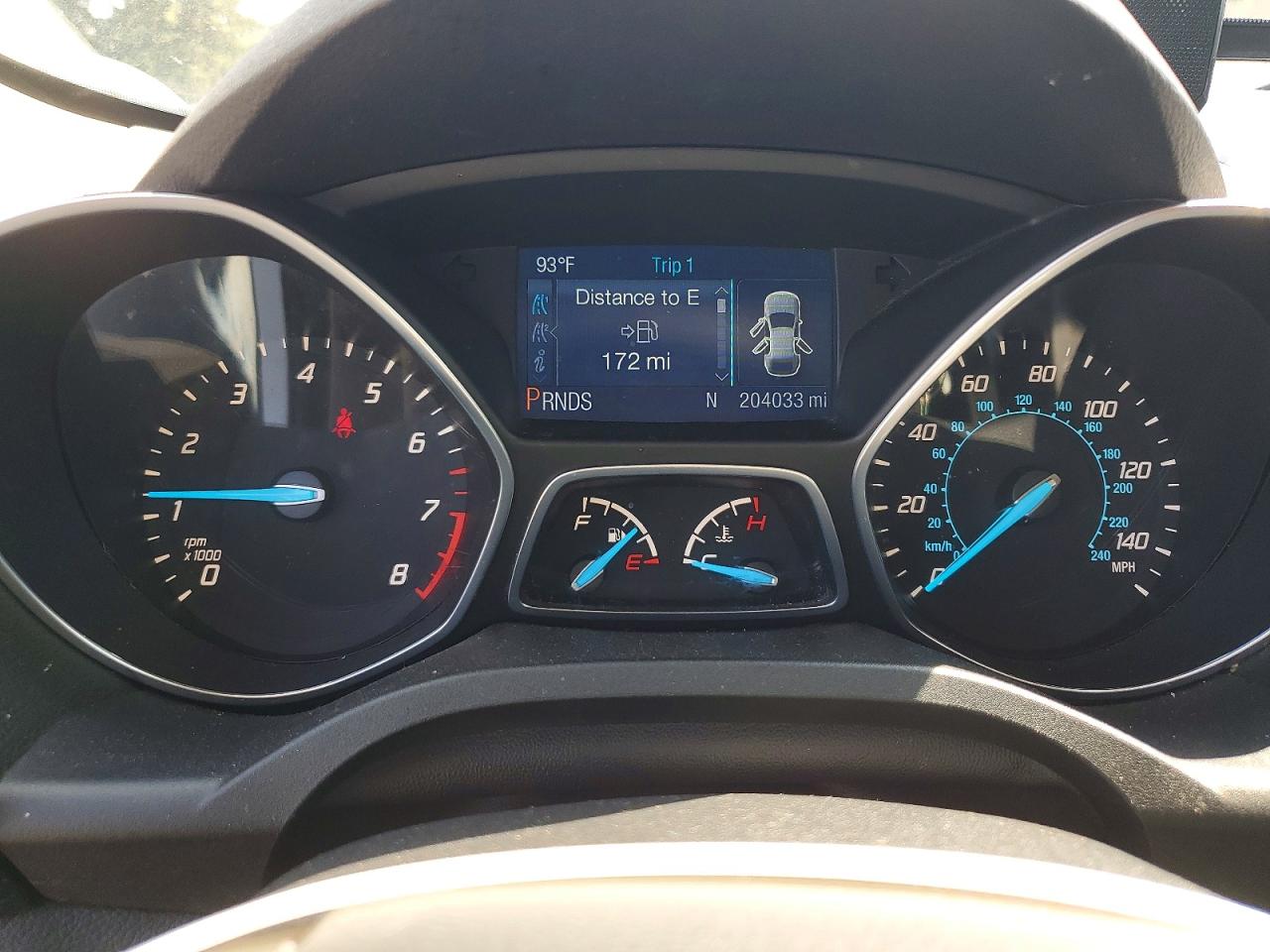 2014 Ford Escape S Белый vin: 1FMCU0F75EUB09362