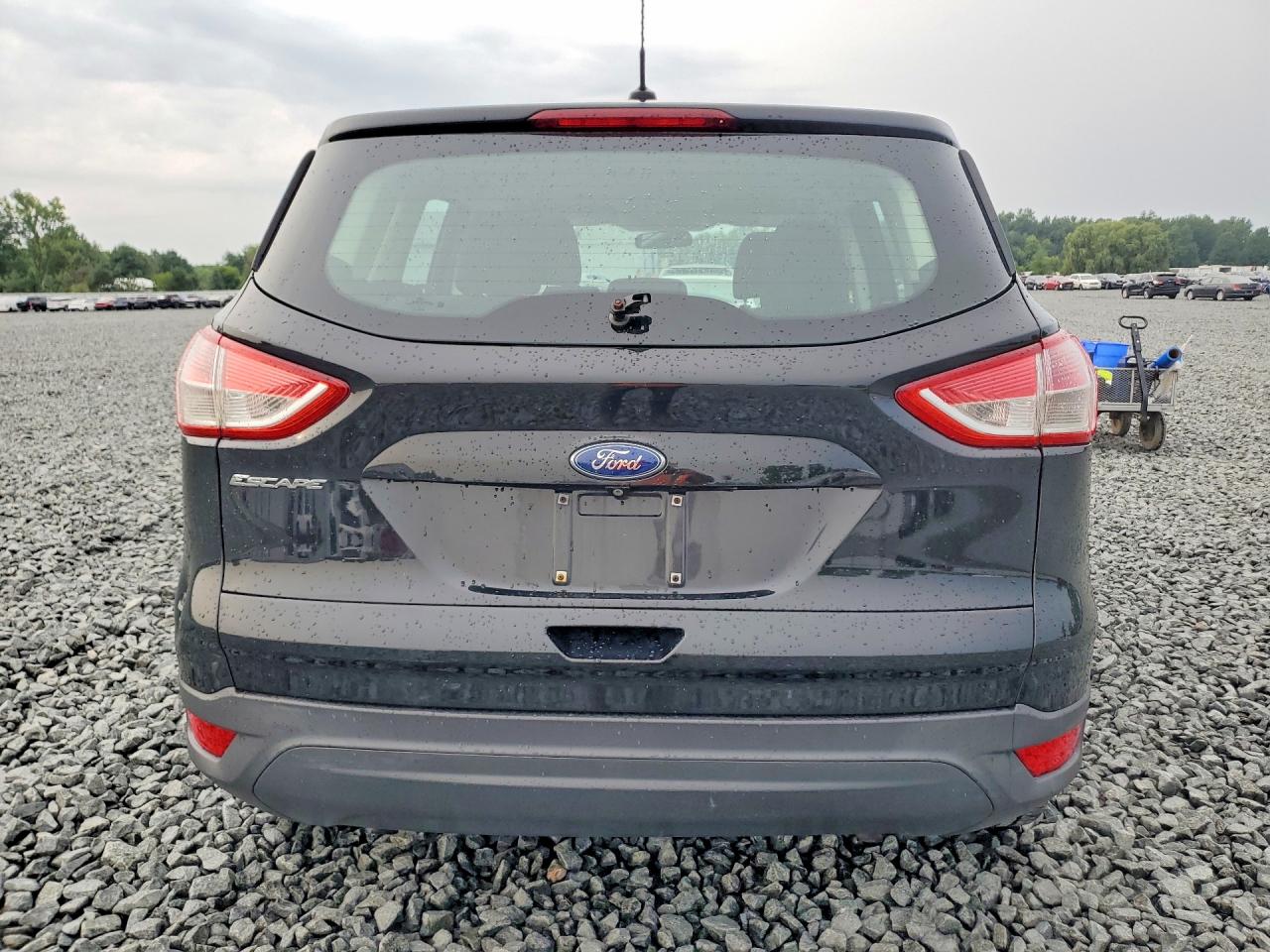 2014 Ford Escape S Black vin: 1FMCU0F75EUB24024