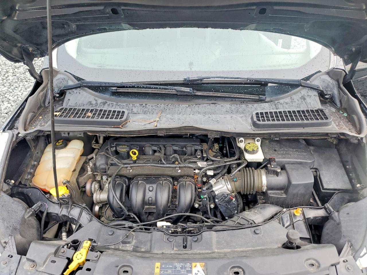 2014 Ford Escape S Black vin: 1FMCU0F75EUB24024