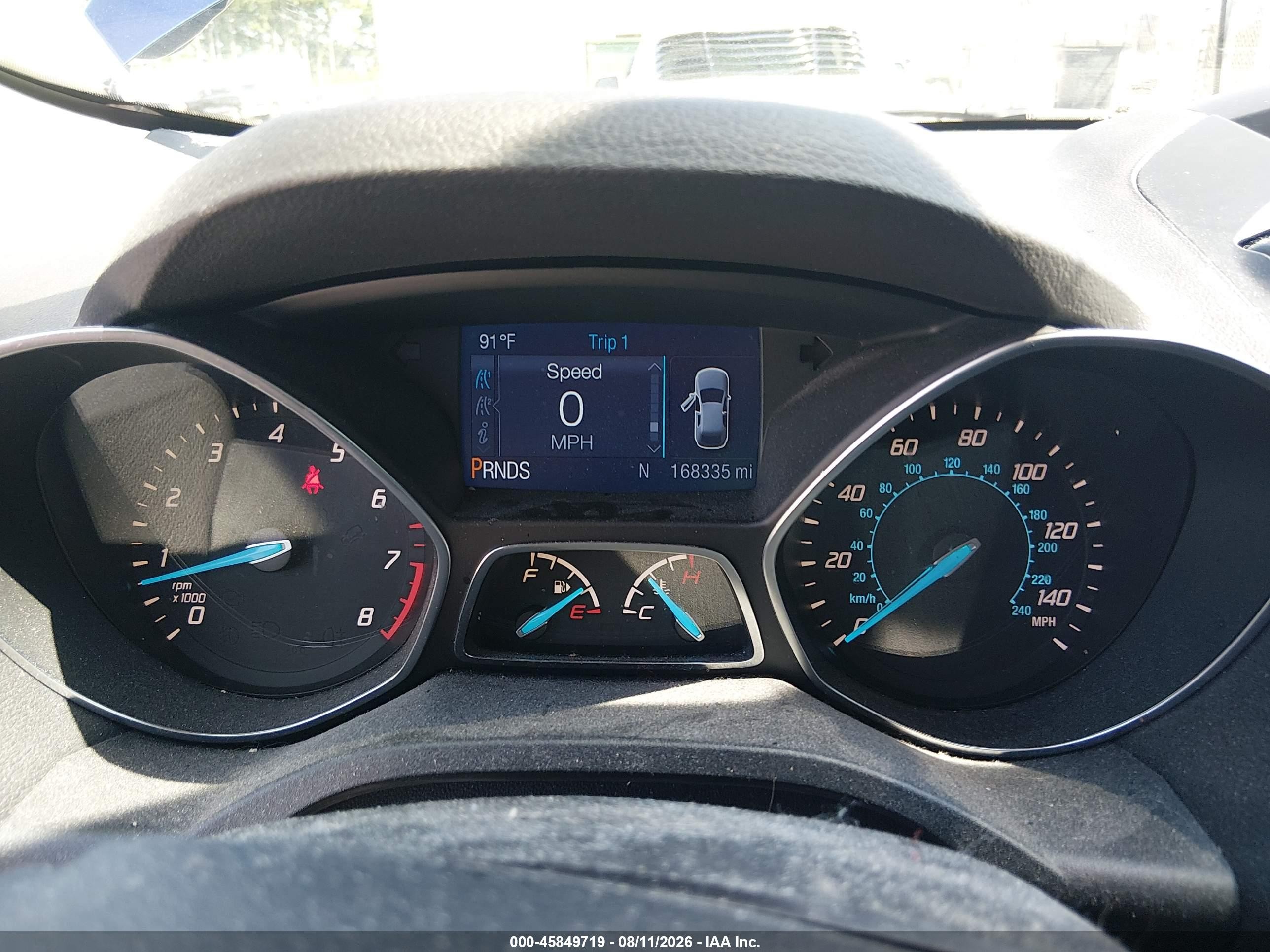 2014 Ford Escape S Синий vin: 1FMCU0F75EUB92520