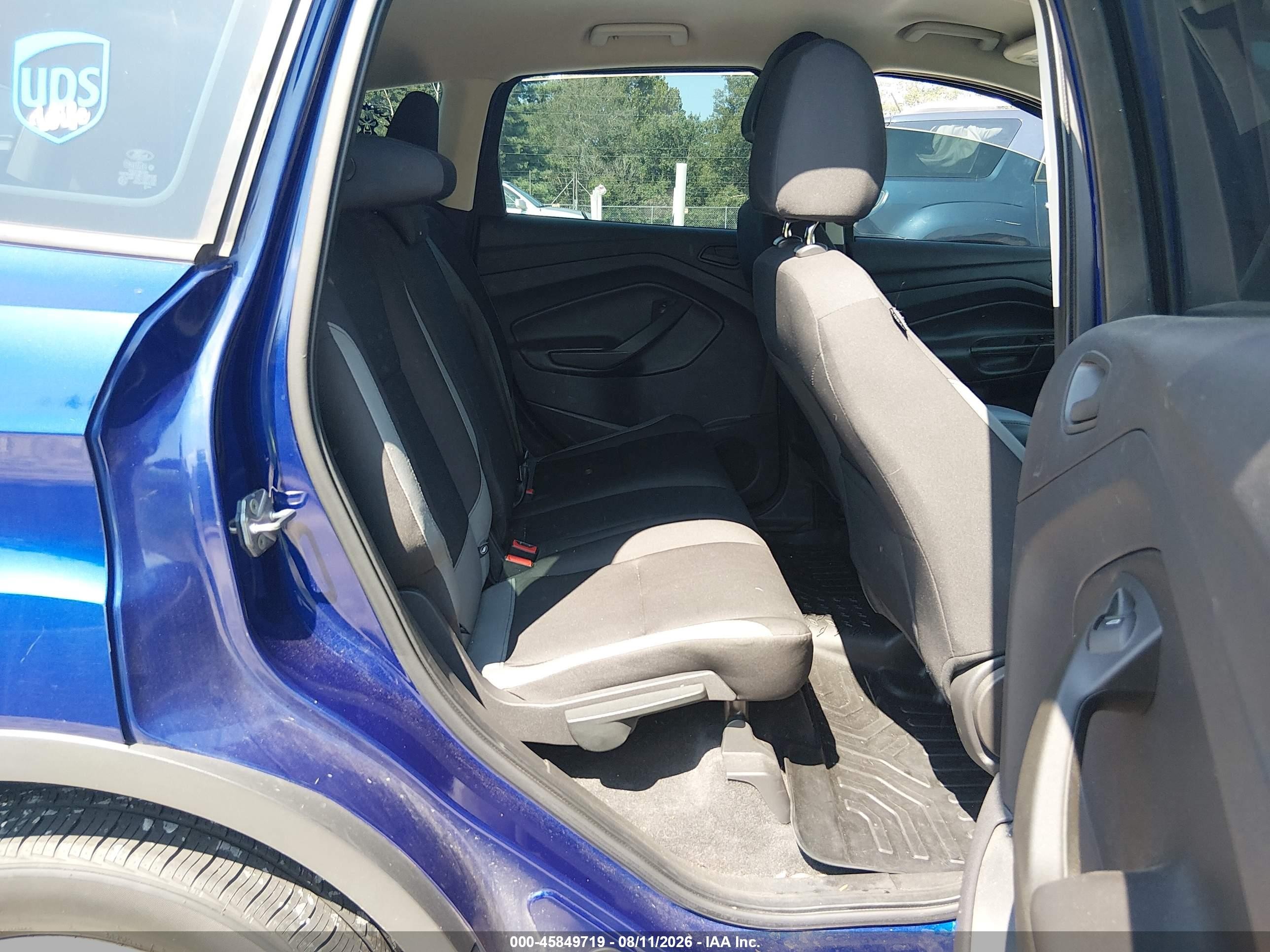 2014 Ford Escape S Синий vin: 1FMCU0F75EUB92520