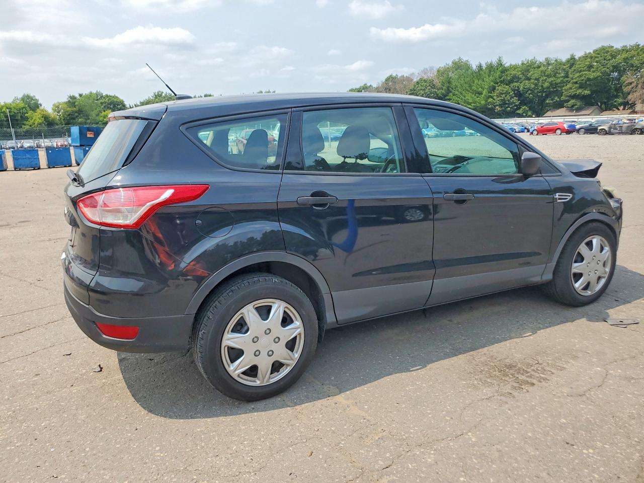 2014 Ford Escape S Black vin: 1FMCU0F75EUC28139