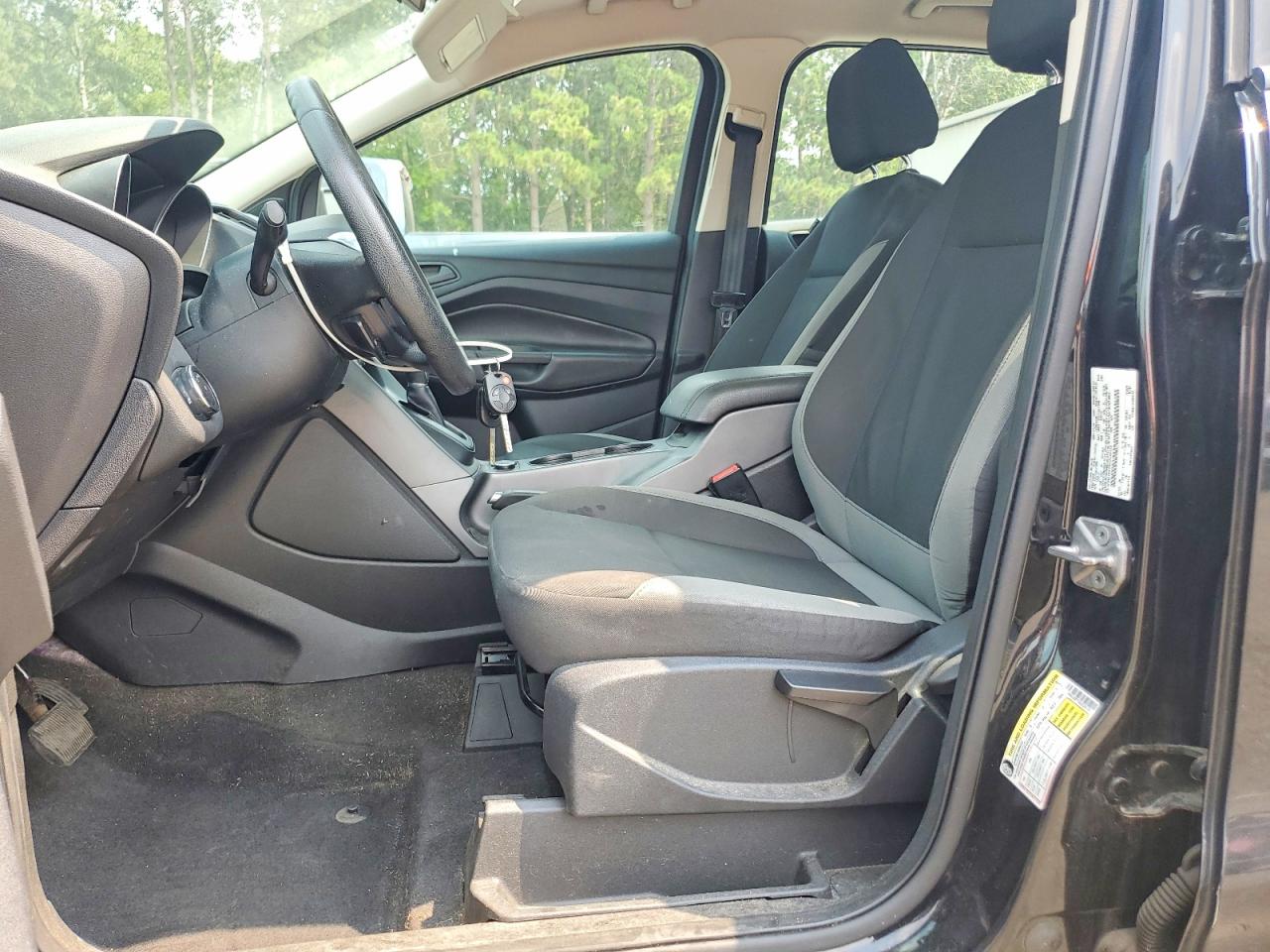 2014 Ford Escape S Black vin: 1FMCU0F75EUC28139
