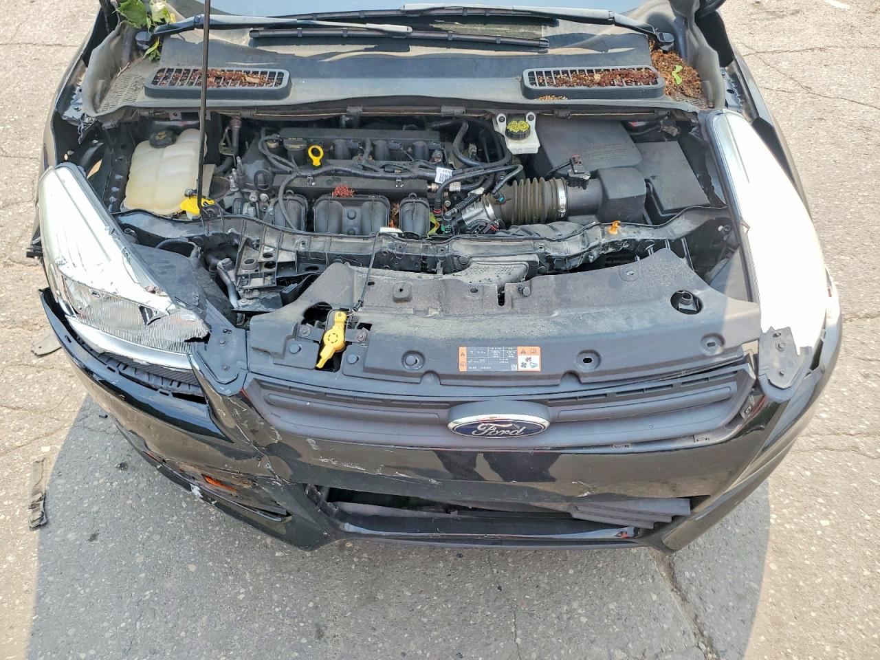 2014 Ford Escape S Black vin: 1FMCU0F75EUC28139
