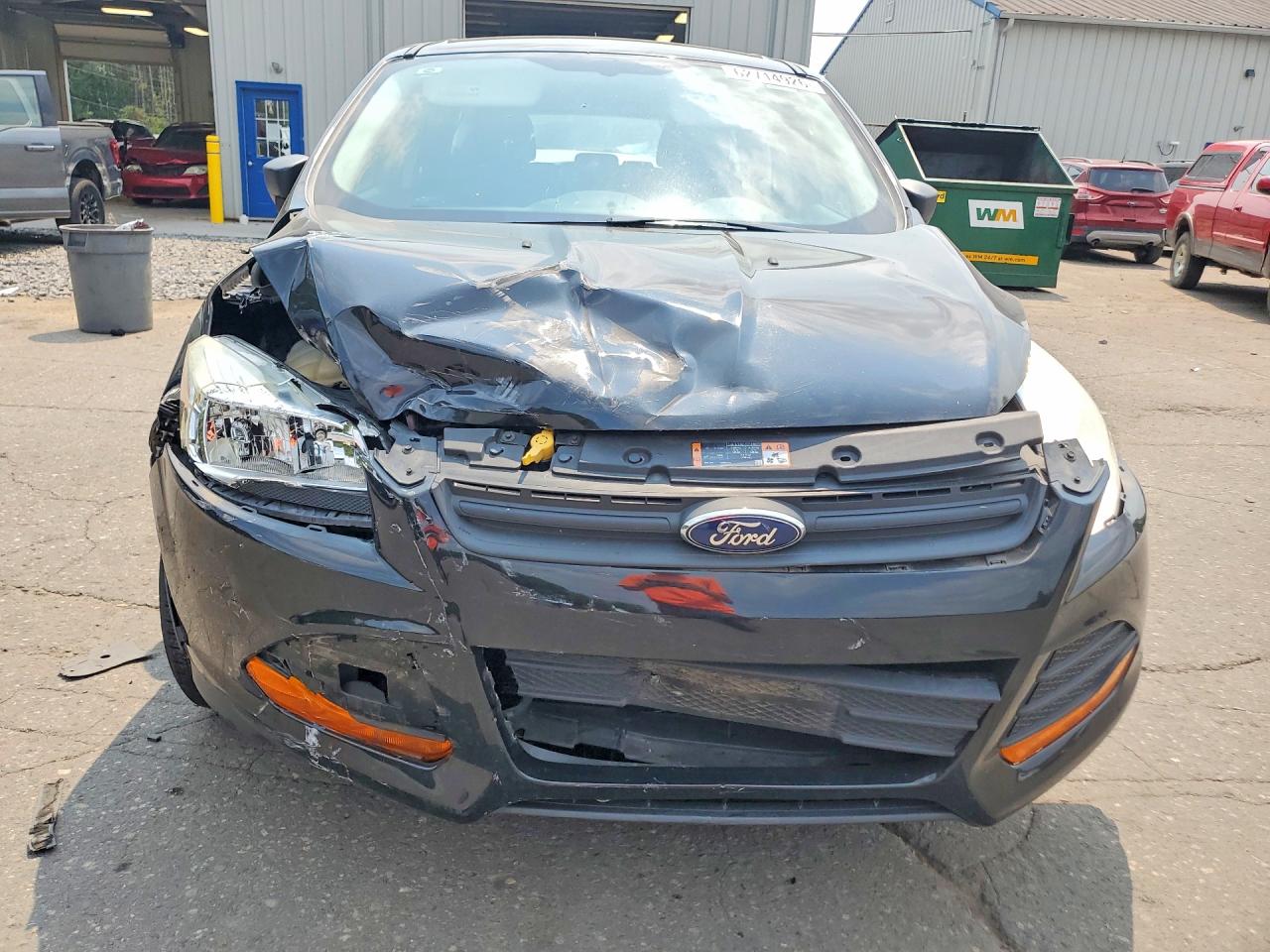 2014 Ford Escape S Black vin: 1FMCU0F75EUC28139