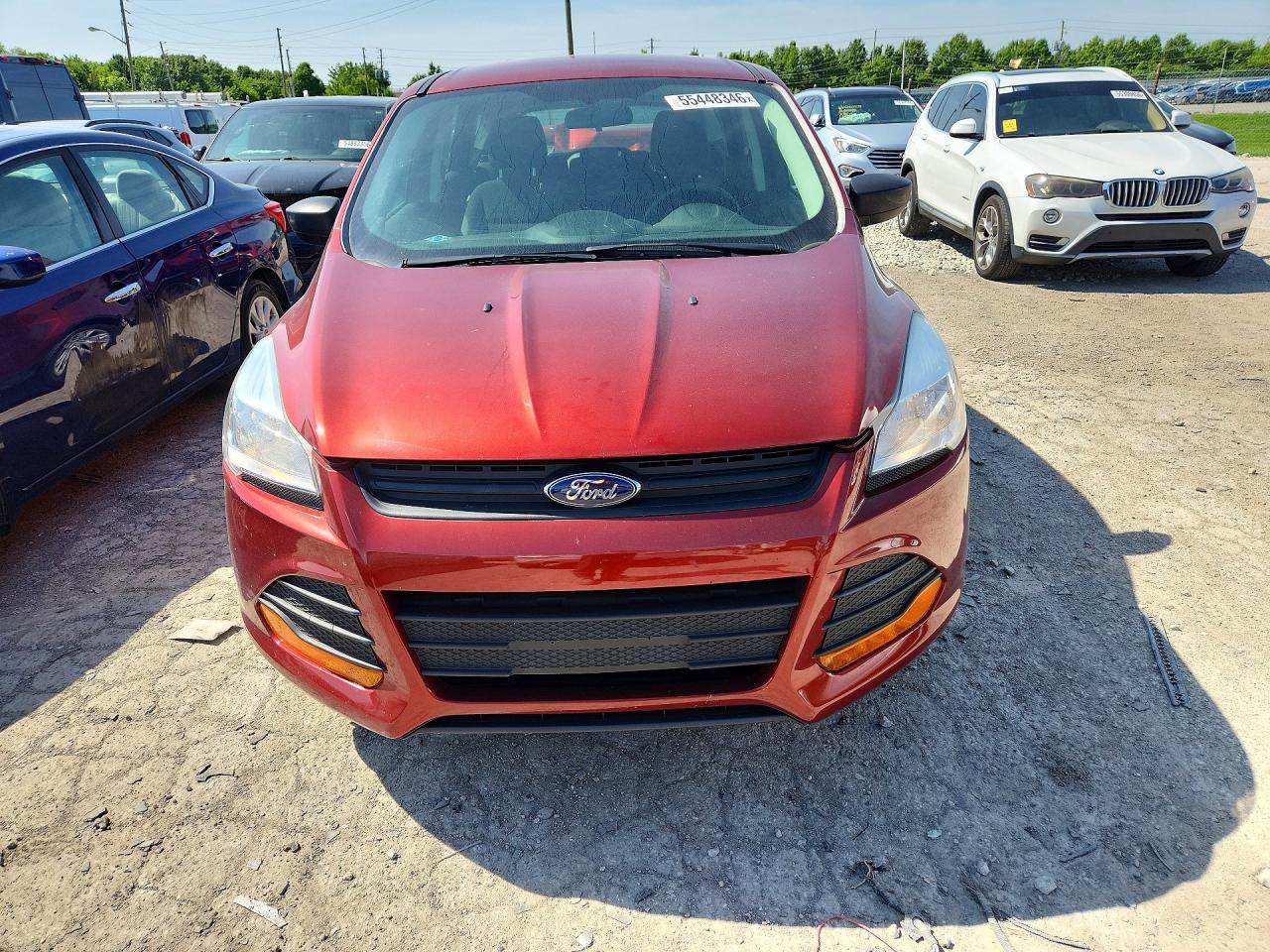 2014 Ford Escape S Красный vin: 1FMCU0F75EUC28271
