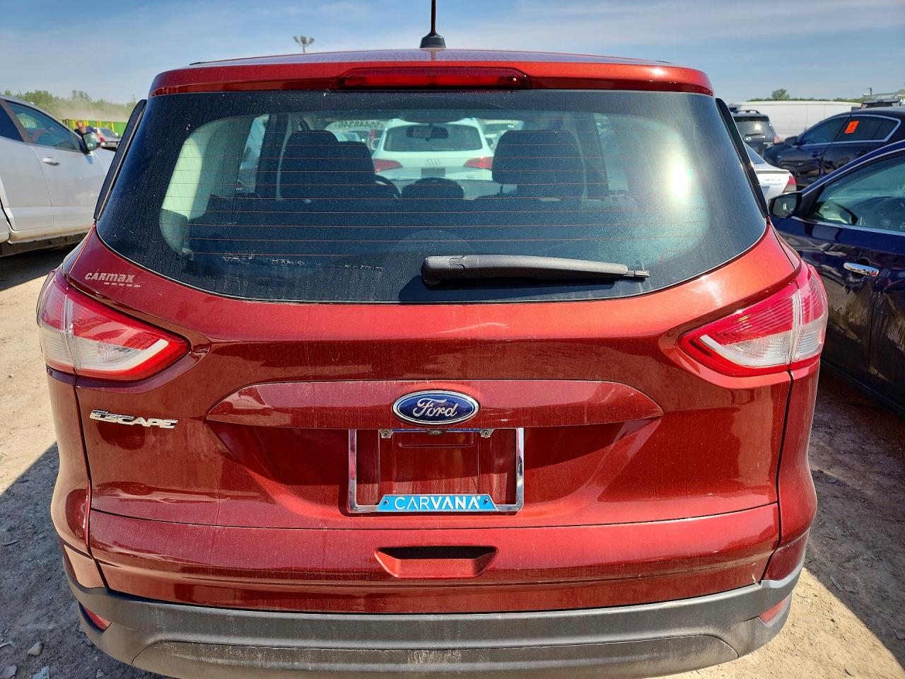 2014 Ford Escape S Красный vin: 1FMCU0F75EUC28271