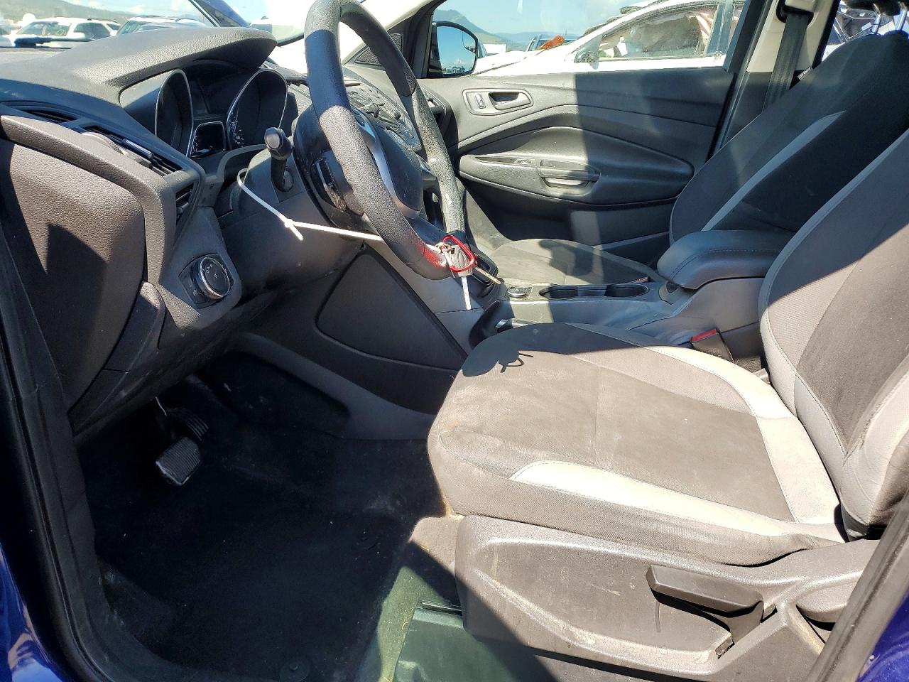 2014 Ford Escape S Blue vin: 1FMCU0F75EUC44454