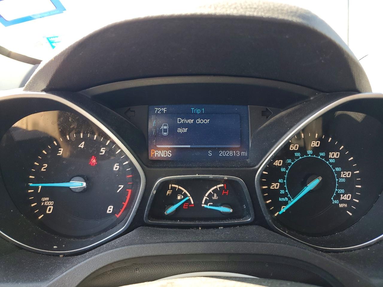 2014 Ford Escape S Blue vin: 1FMCU0F75EUC44454